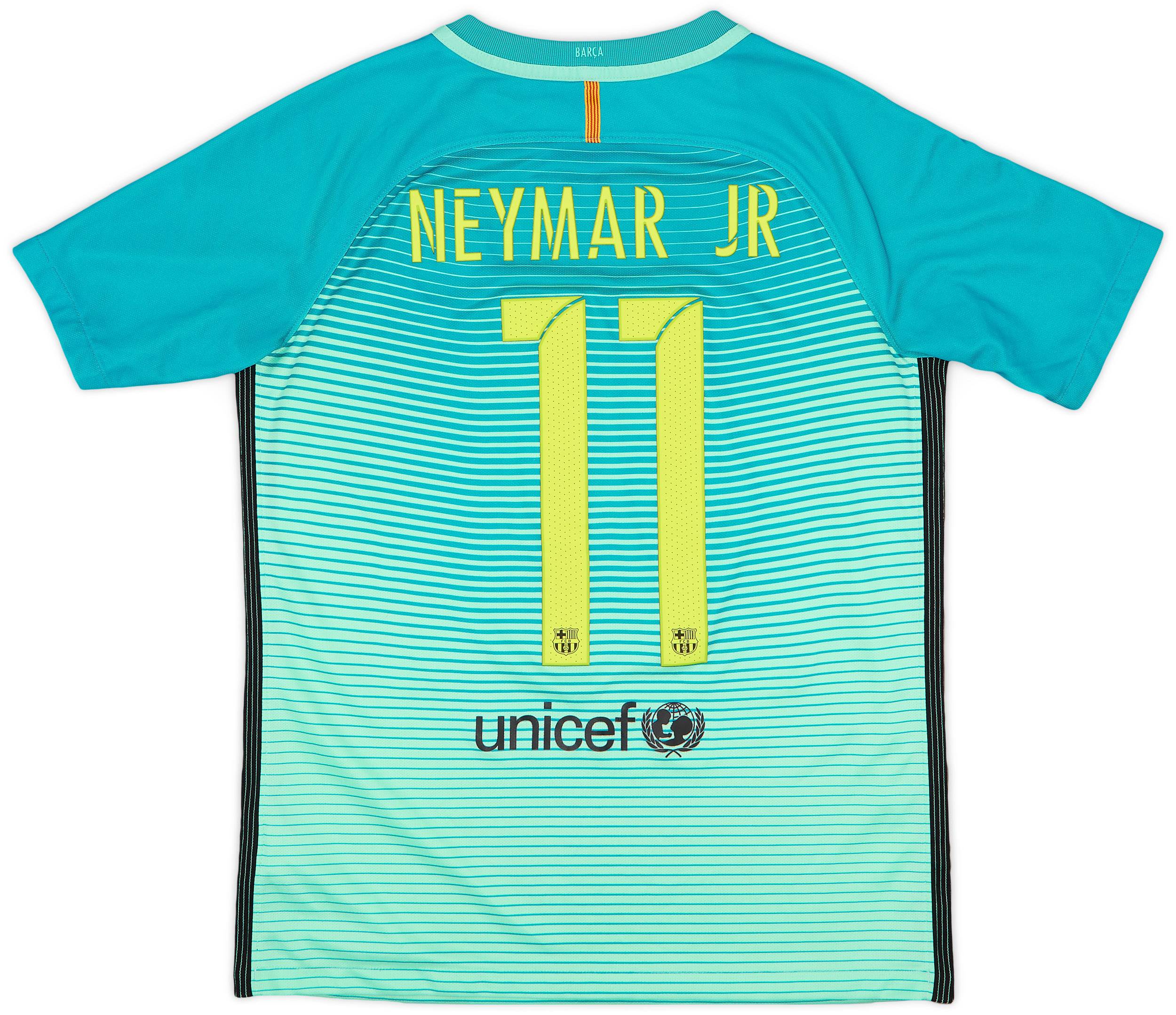 2016-17 Barcelona Third Shirt Neymar Jr #11 - 7/10 - (XL.Boys)