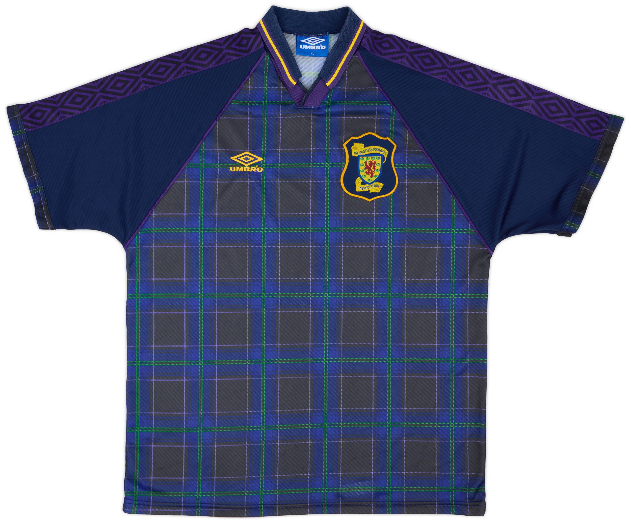 1994-96 Scotland Home Shirt - 8/10 - (XL)