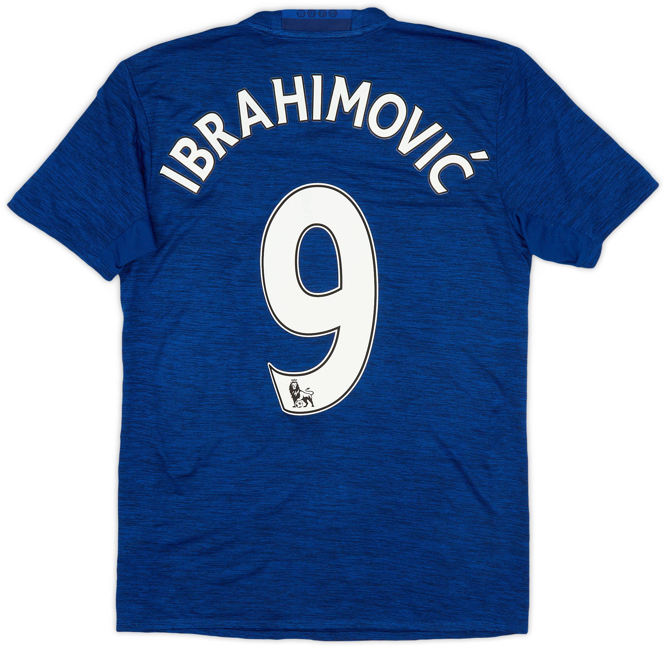 2016-17 Manchester United Away Shirt Ibrahimovic #9 - 7/10 - (S)