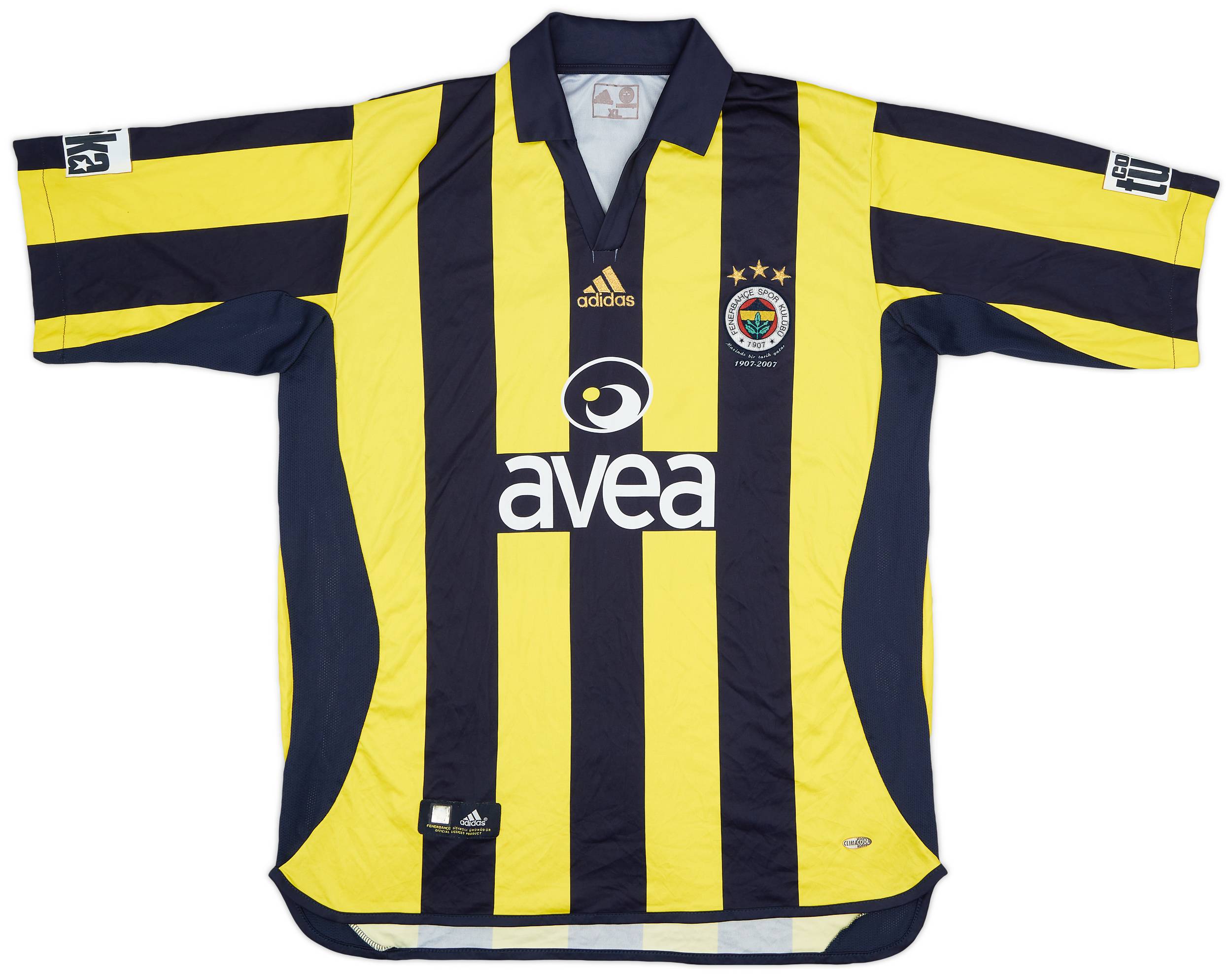 2006-07 Fenerbahce Home Shirt #35 - 7/10 - (XL)
