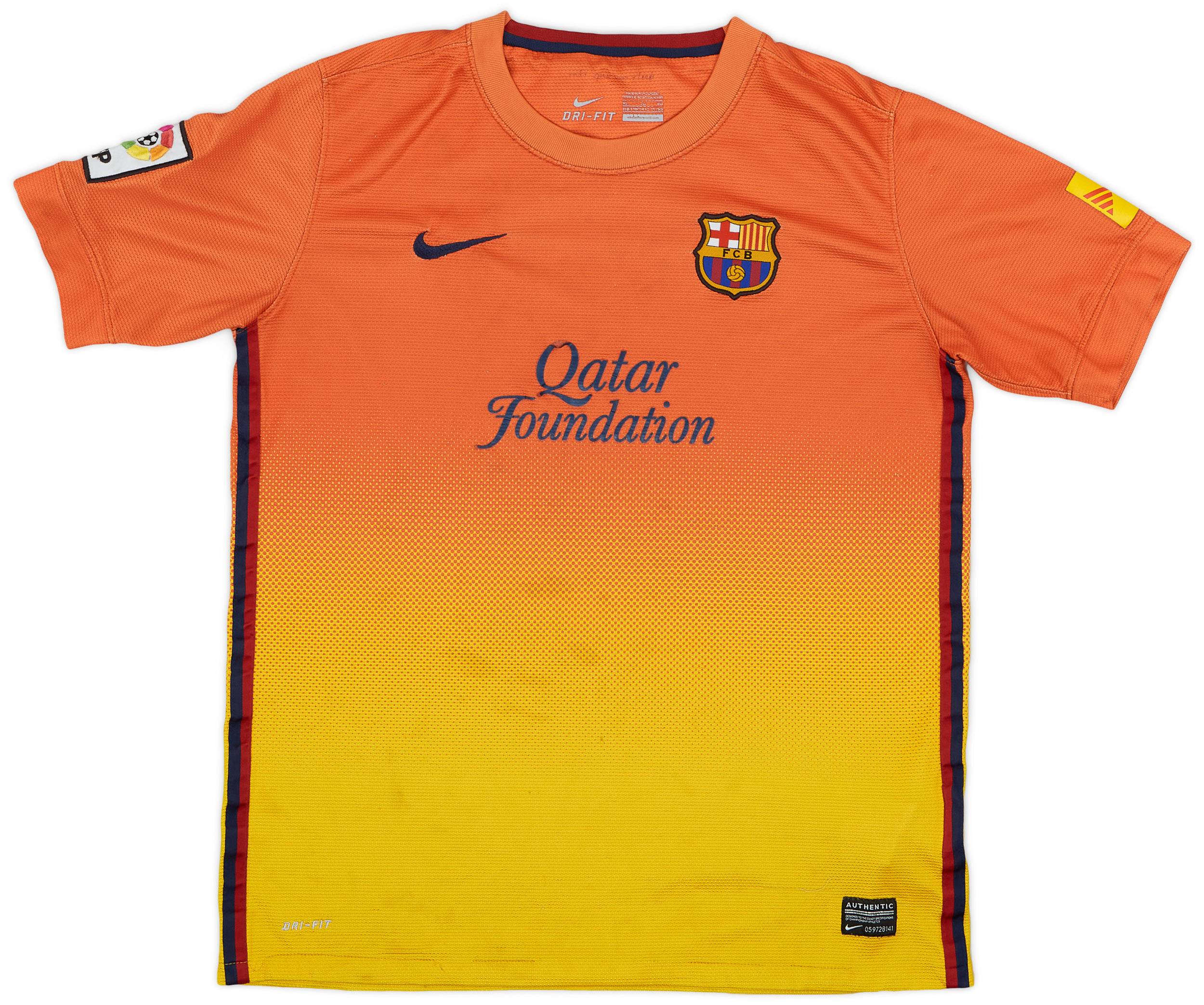 2012-13 Barcelona Away Shirt - 4/10 - (XL.Boys)