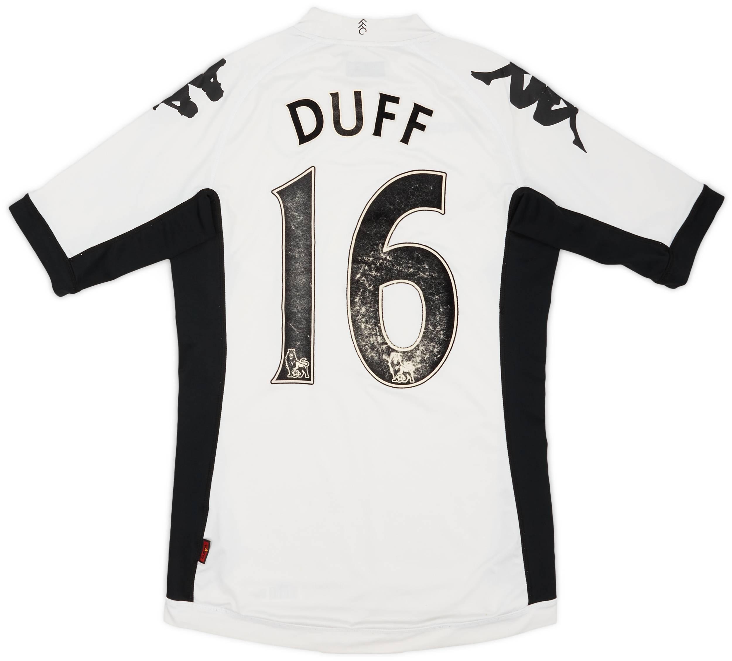 2011-12 Fulham Home Shirt Duff #16 - 6/10 - (S)