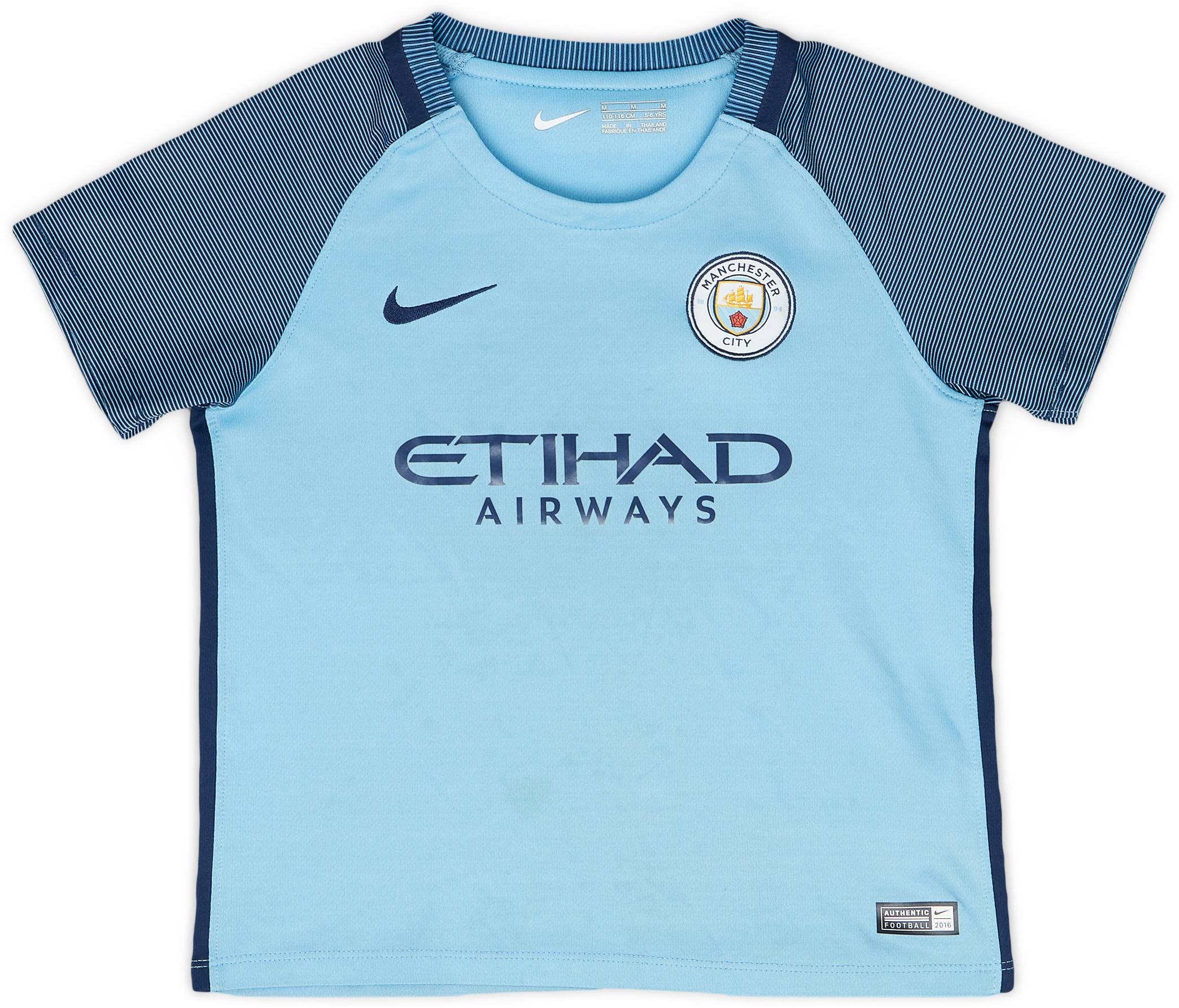 2016-17 Manchester City Home Shirt - 6/10 - (5-6 Years)