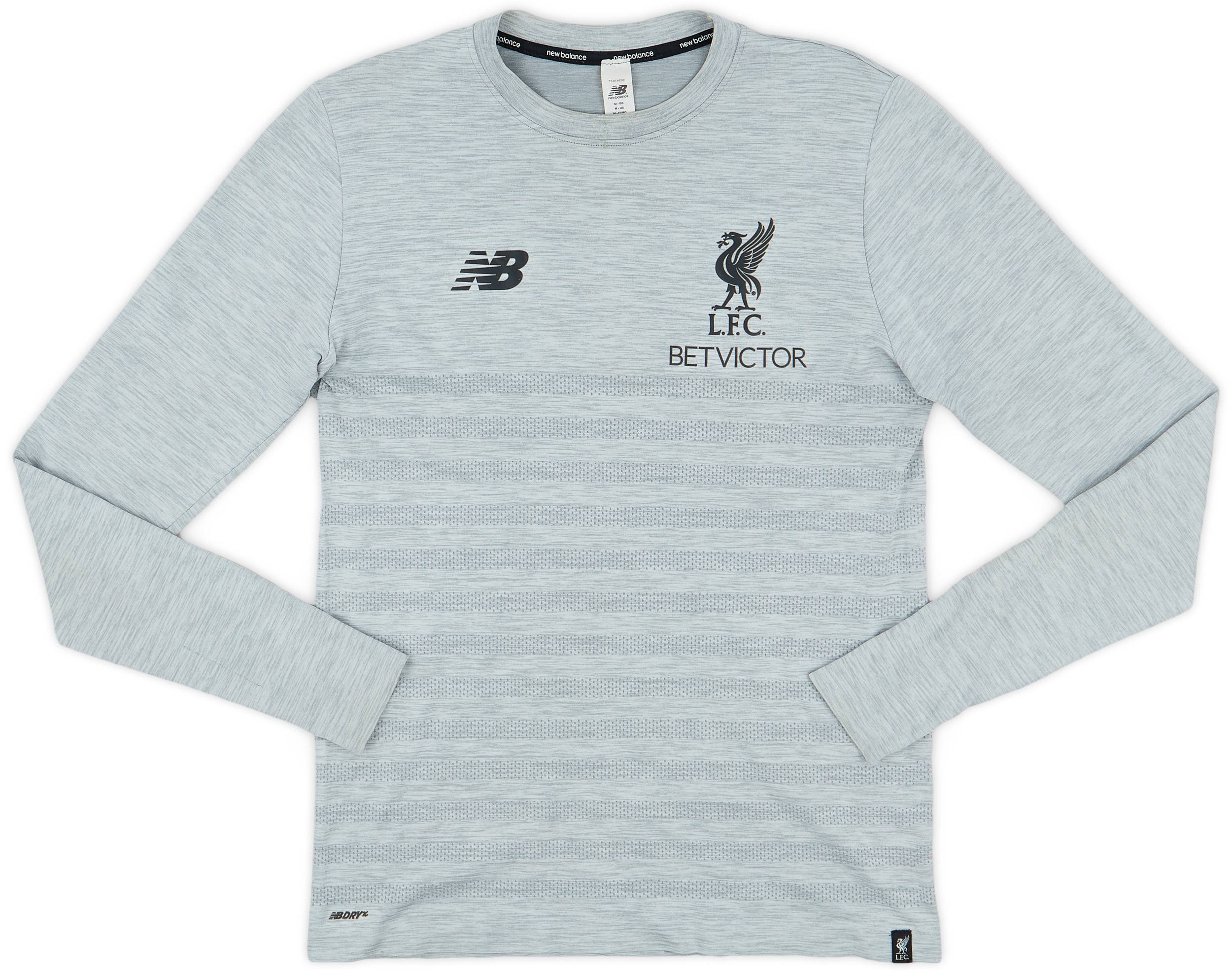2018-19 Liverpool New Balance Training L/S Shirt - 6/10 - (M)