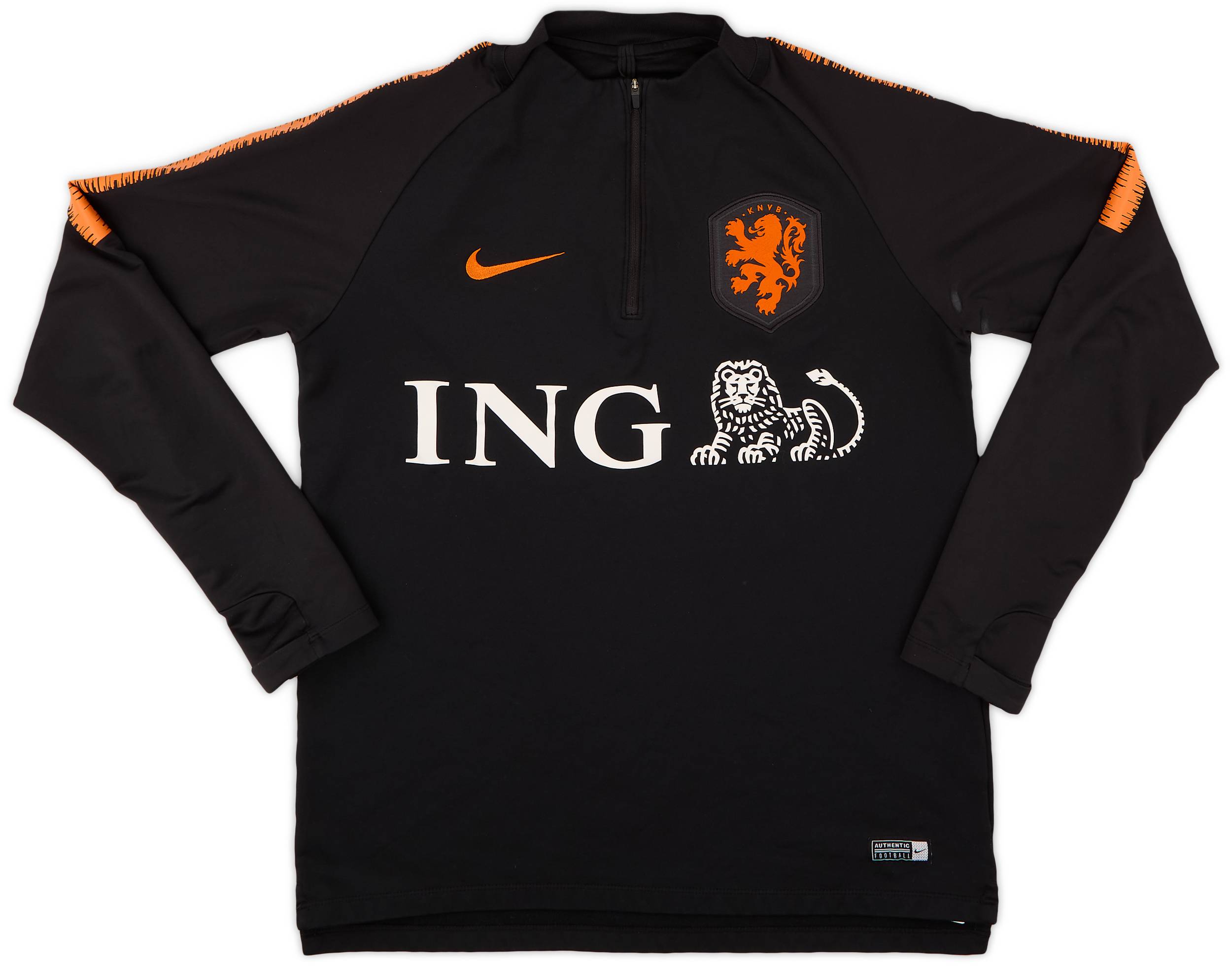 2018-19 Holland Nike 1/4 Zip Training Top - 9/10 - (M)