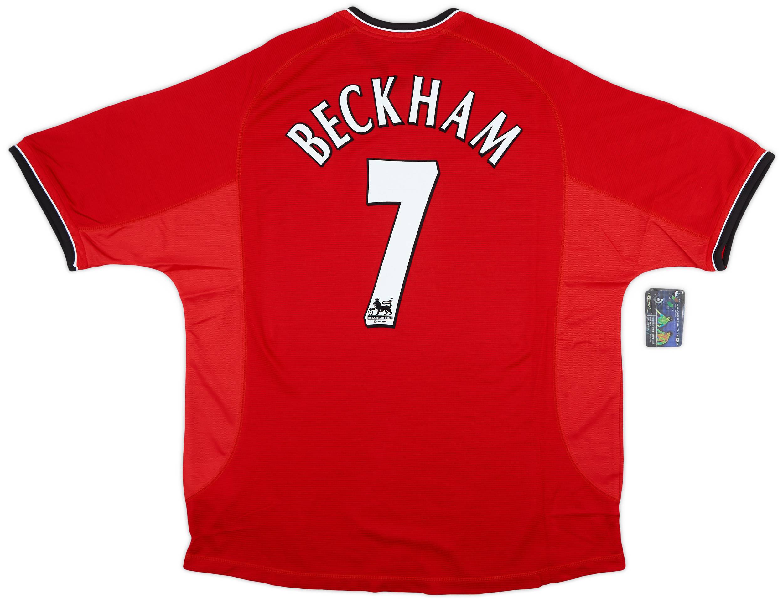 2000-02 Manchester United Home Shirt Beckham #7 (XXL)