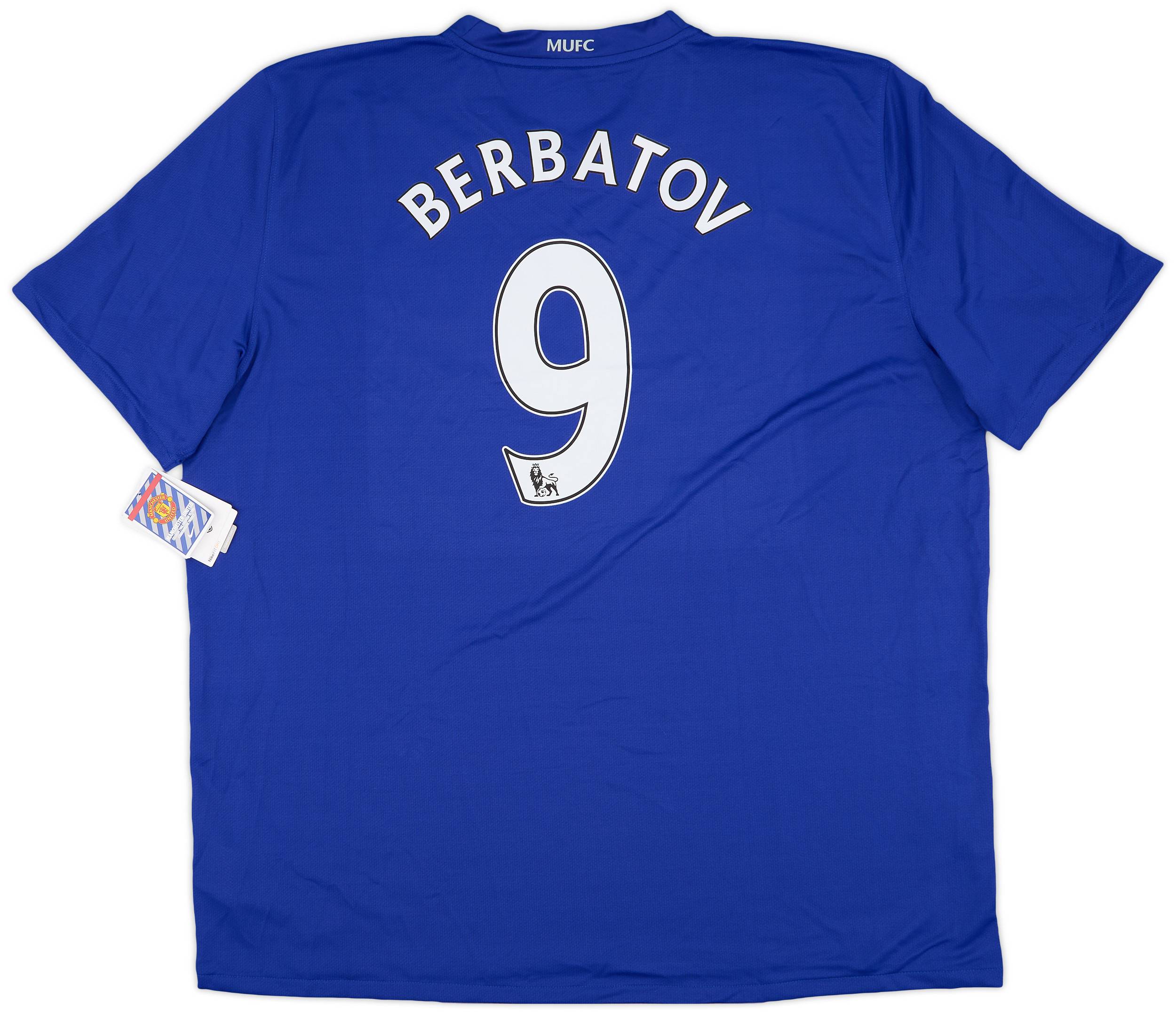 2008-09 Manchester United Third Shirt Berbatov #9 (3XL)