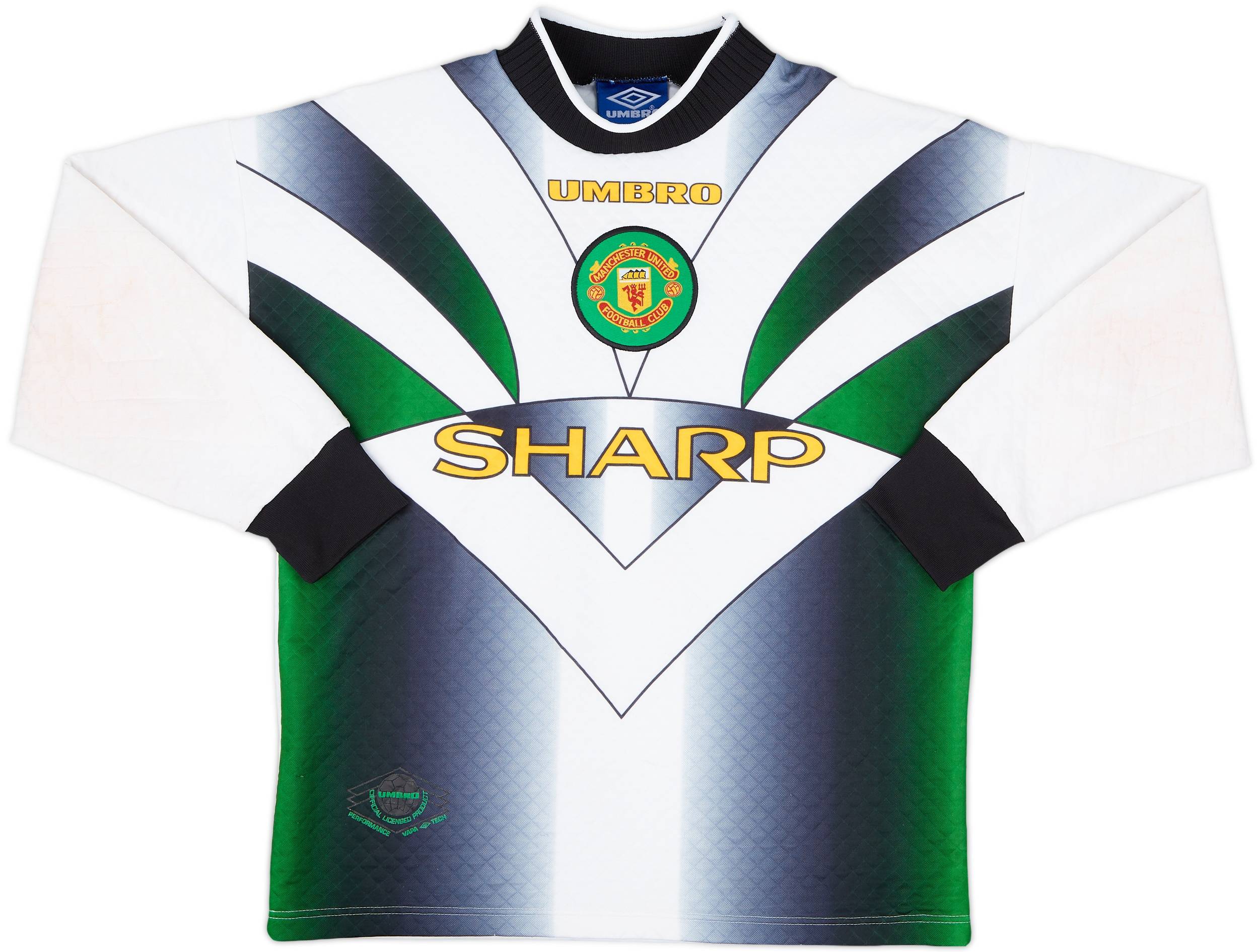 1996-97 Manchester United GK Shirt - 6/10 - (XL.Boys)