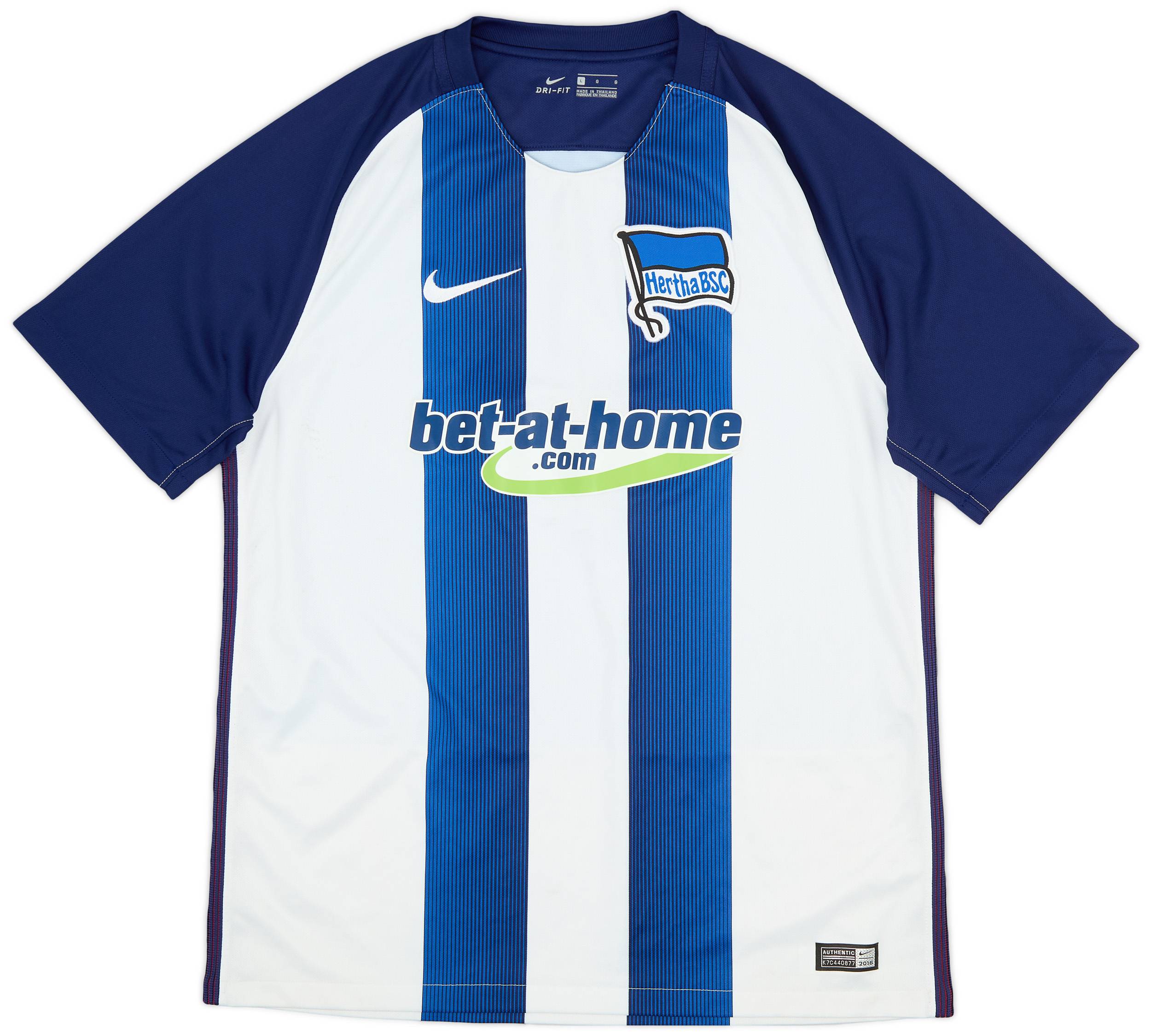 2016-17 Hertha Berlin Home Shirt - 7/10 - (L)