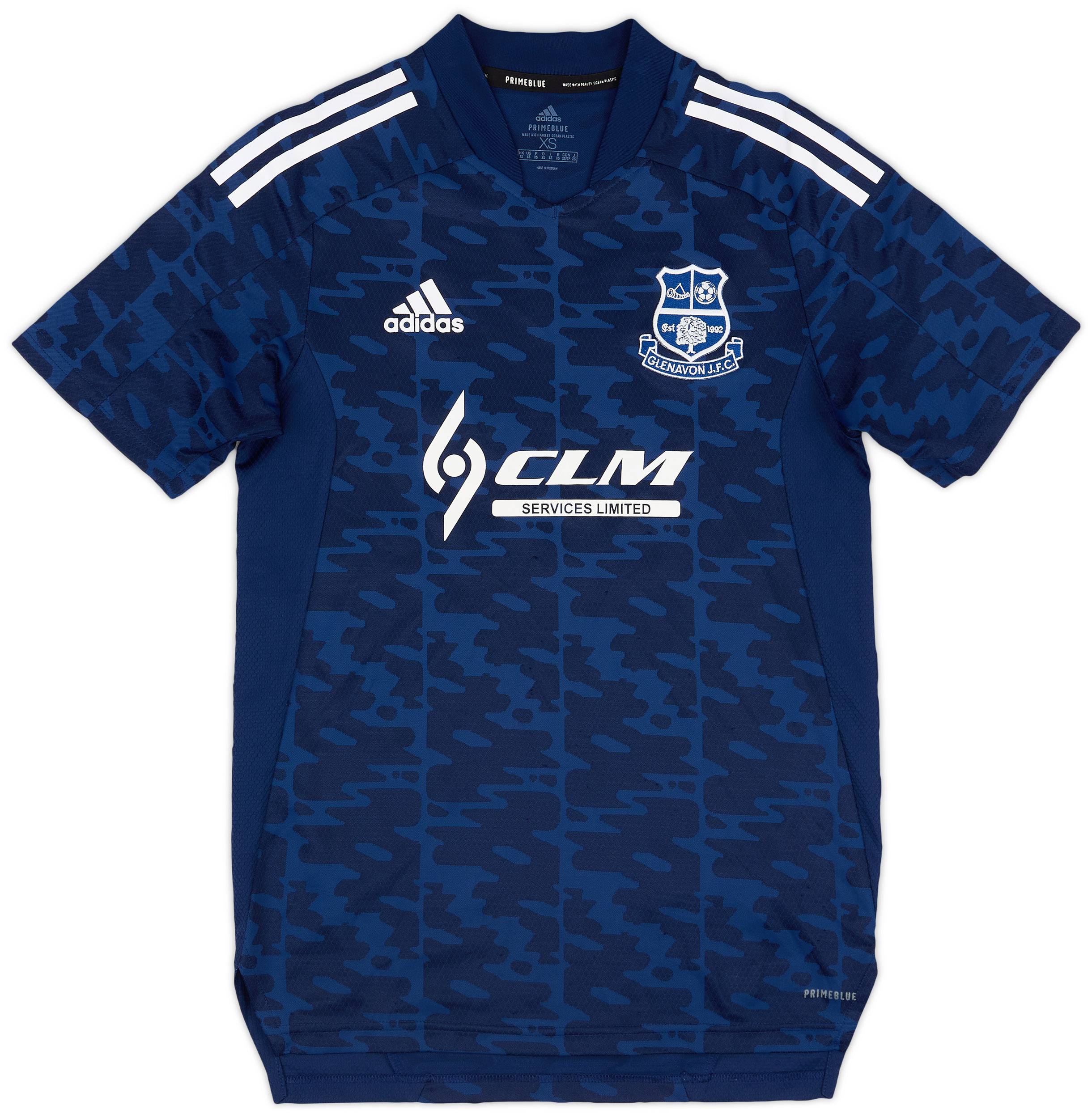 2021 Glenavon Home Shirt #12 - 8/10 - (XS)