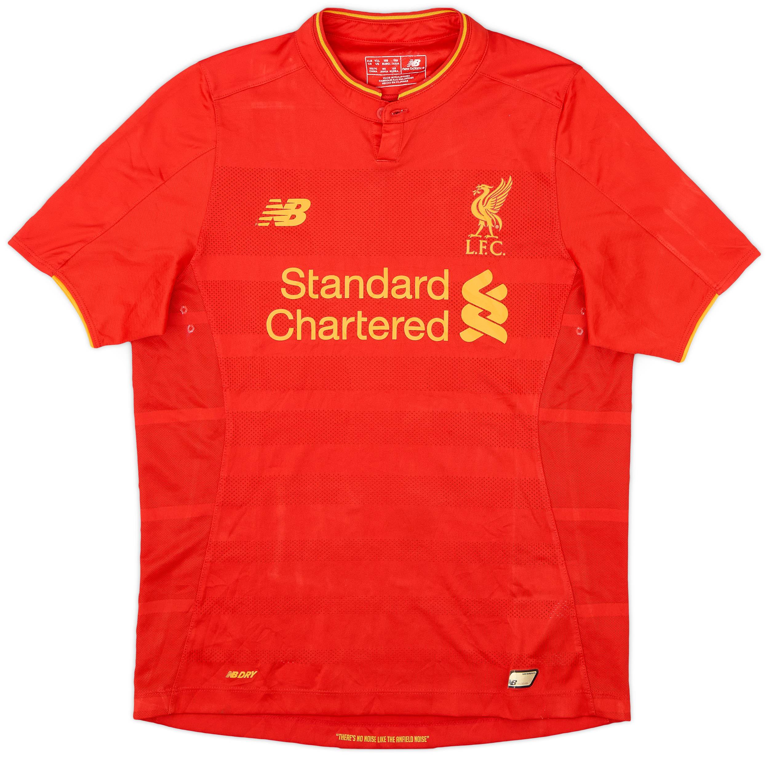 2016-17 Liverpool Home Shirt - 7/10 - (XL.Boys)