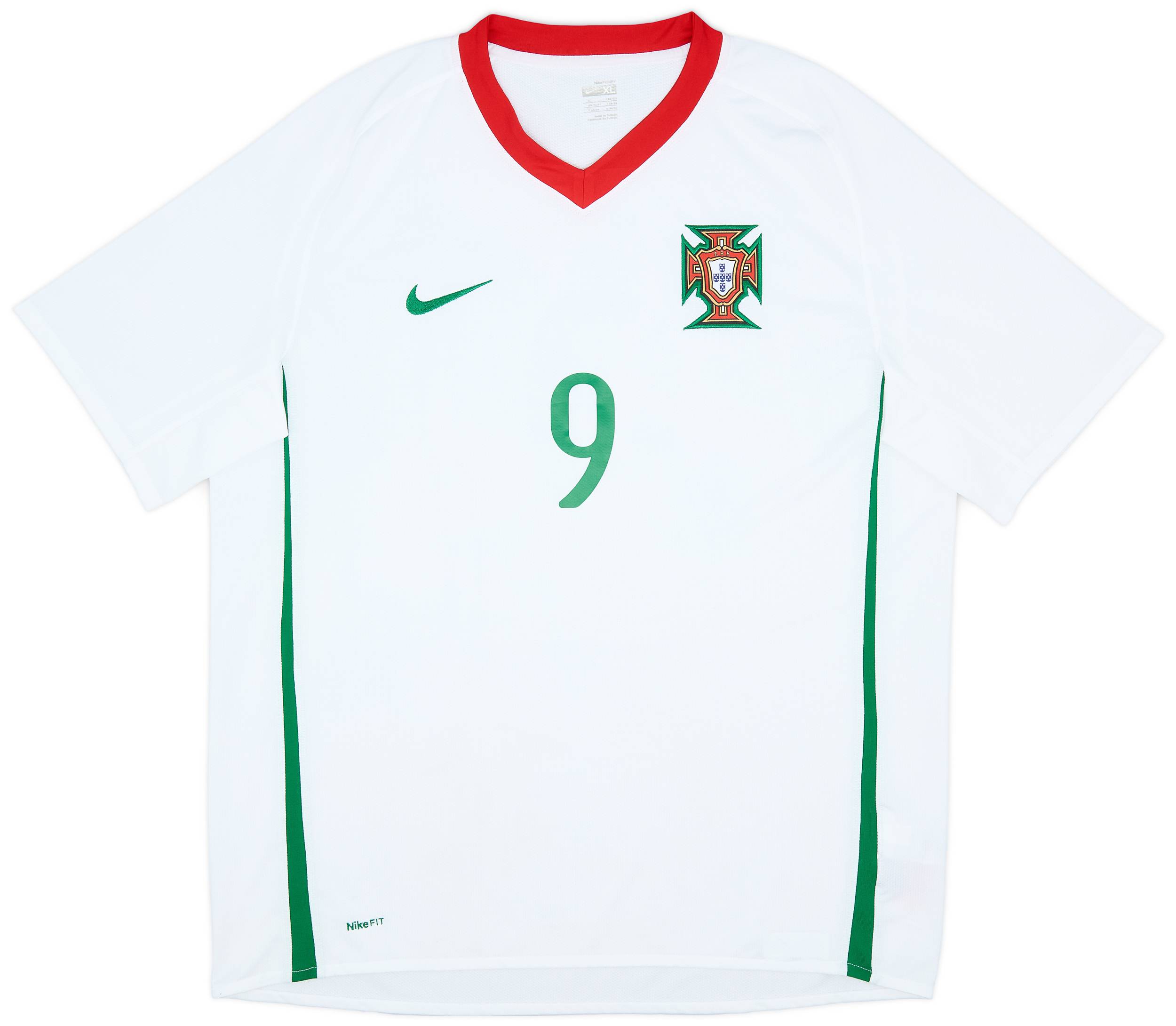 2008-10 Portugal Away Shirt #9 - 5/10 - (XL)