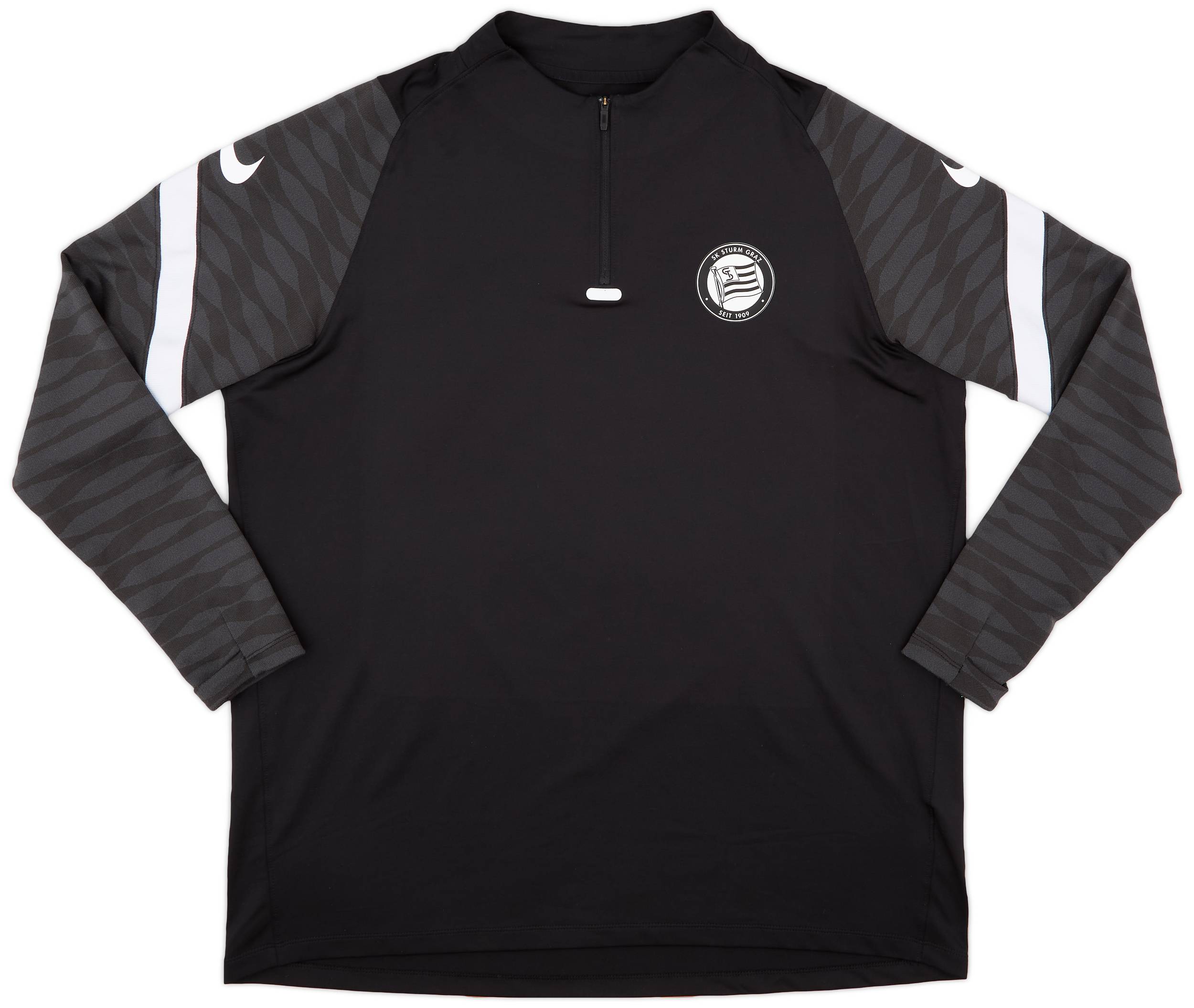 2021-22 Sturm Graz Nike 1/4 Zip Drill Top - 8/10 - (XXL)