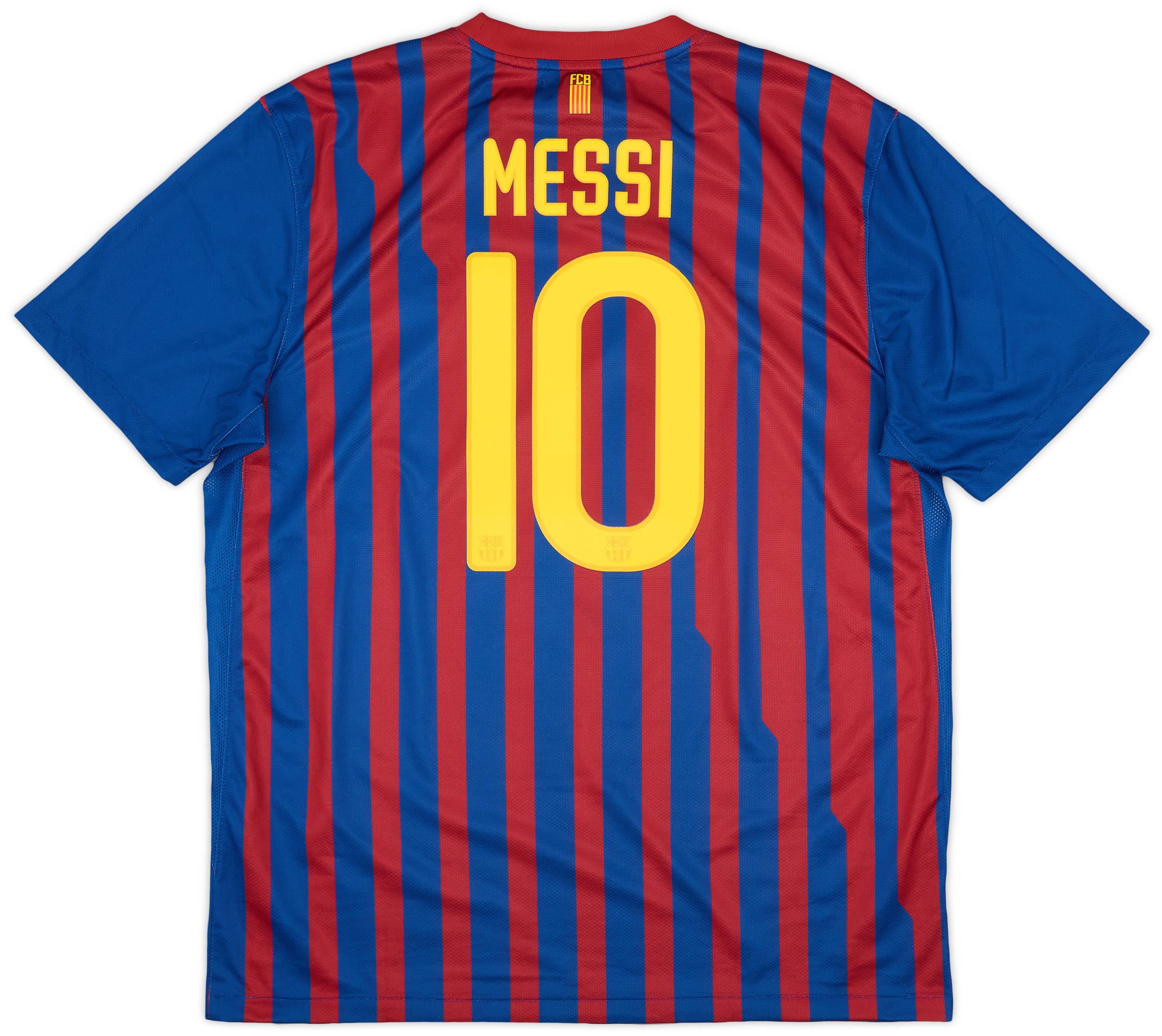 2011-12 Barcelona Player Issue Home Shirt Messi #10 - 9/10 - (XL)