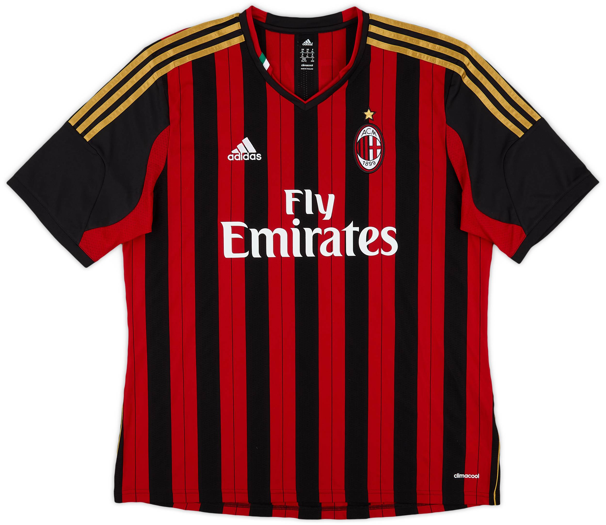 2013-14 AC Milan Home Shirt Kaka #22 - 7/10 - (XL)