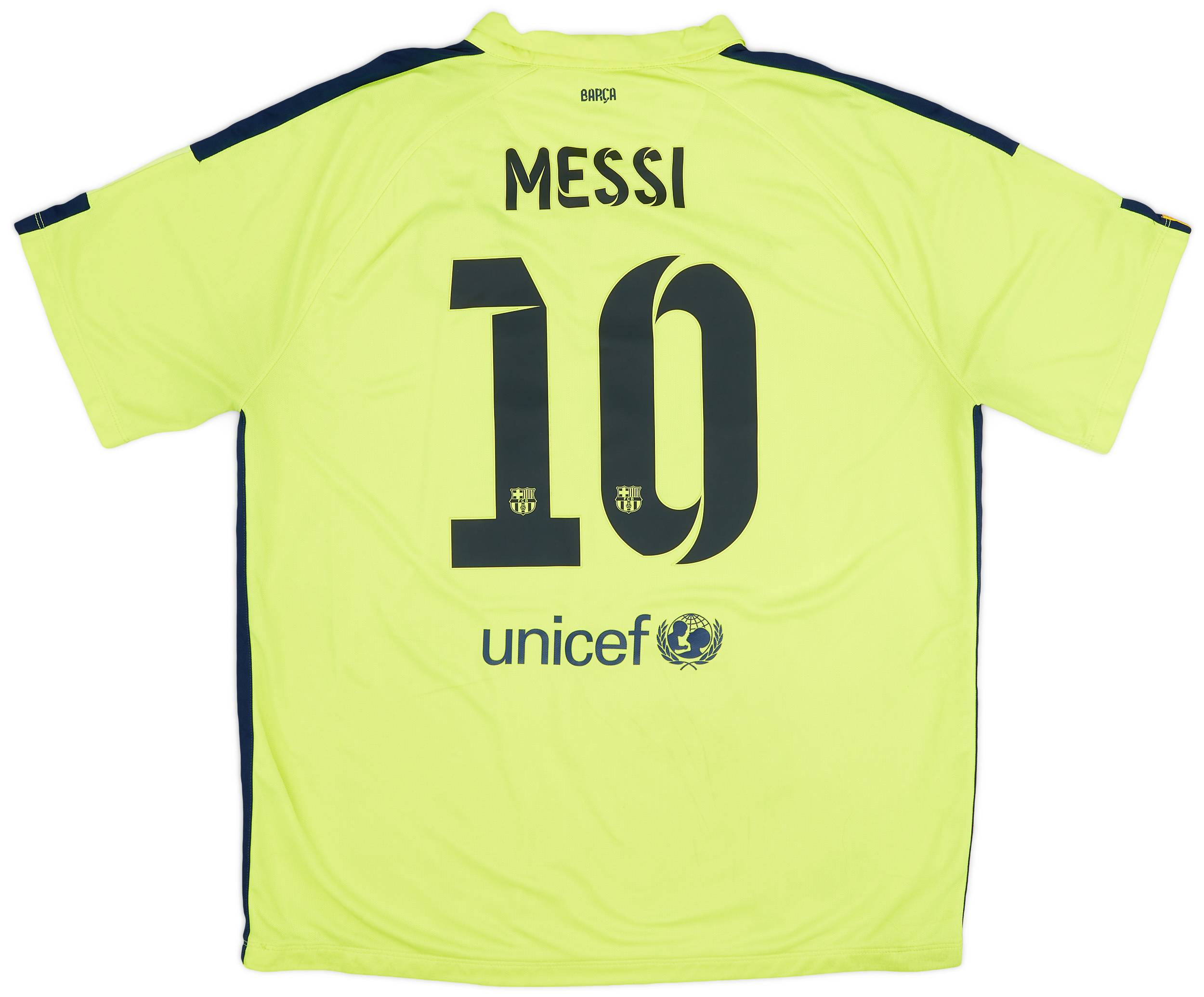 2014-15 Barcelona Third Shirt Messi #10 - 6/10 - (XXL)