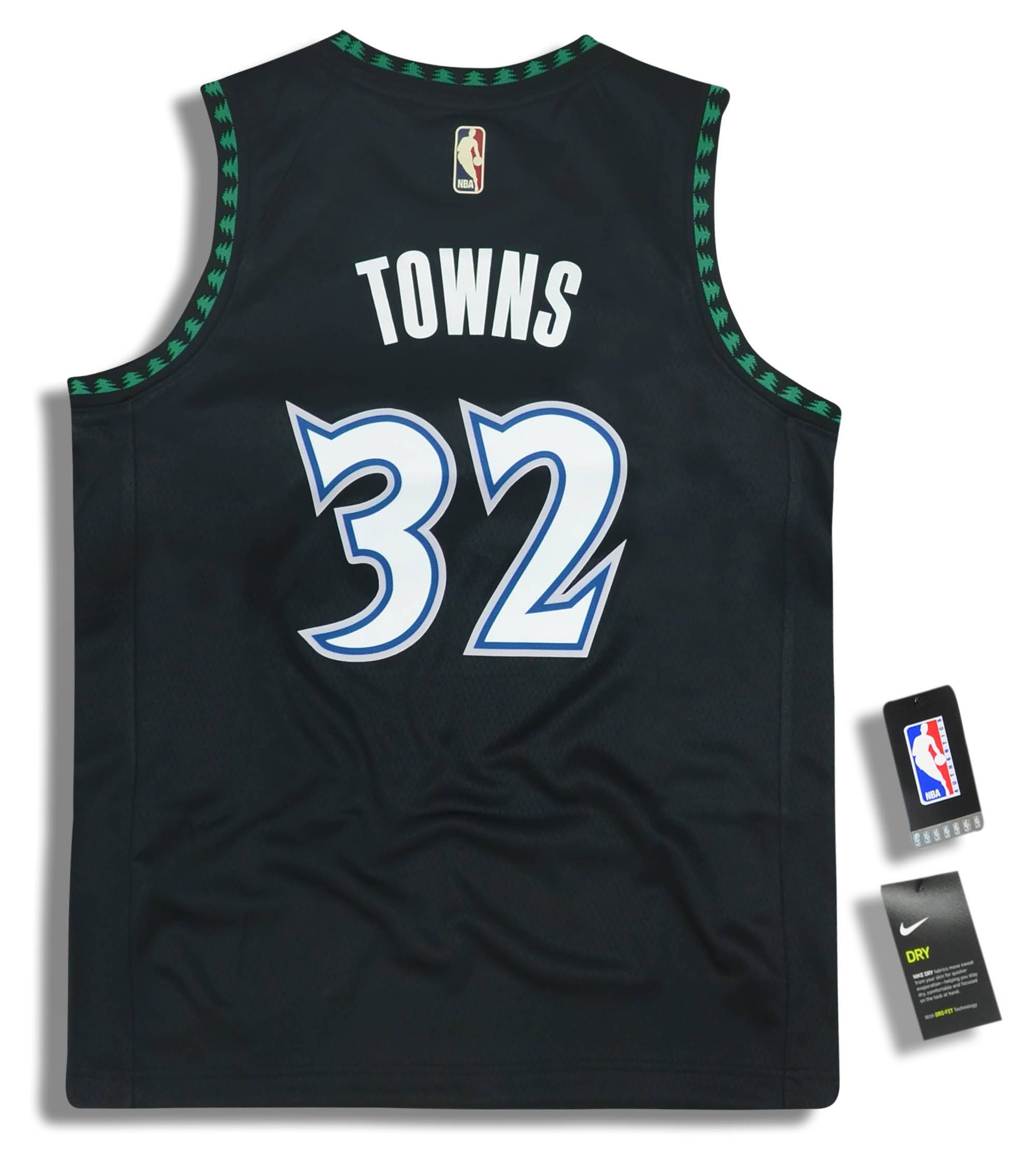 1996 Minnesota Timberwolves Towns #32 Nike Hardwood Classics