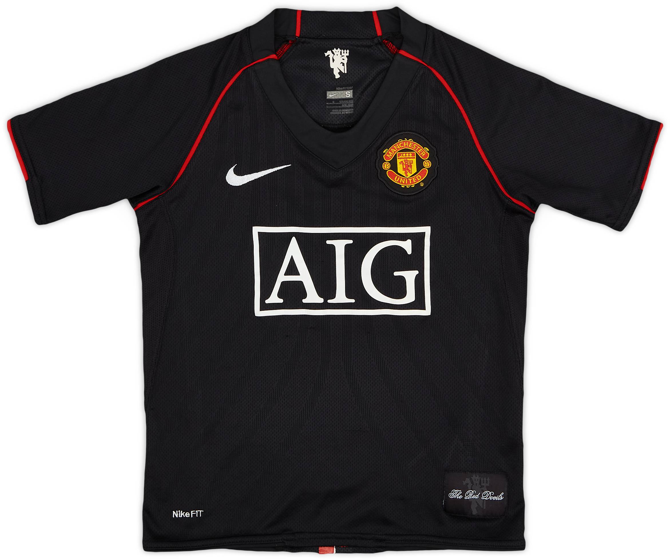 2007-08 Manchester United Away Shirt - 8/10 - (S.Boys)