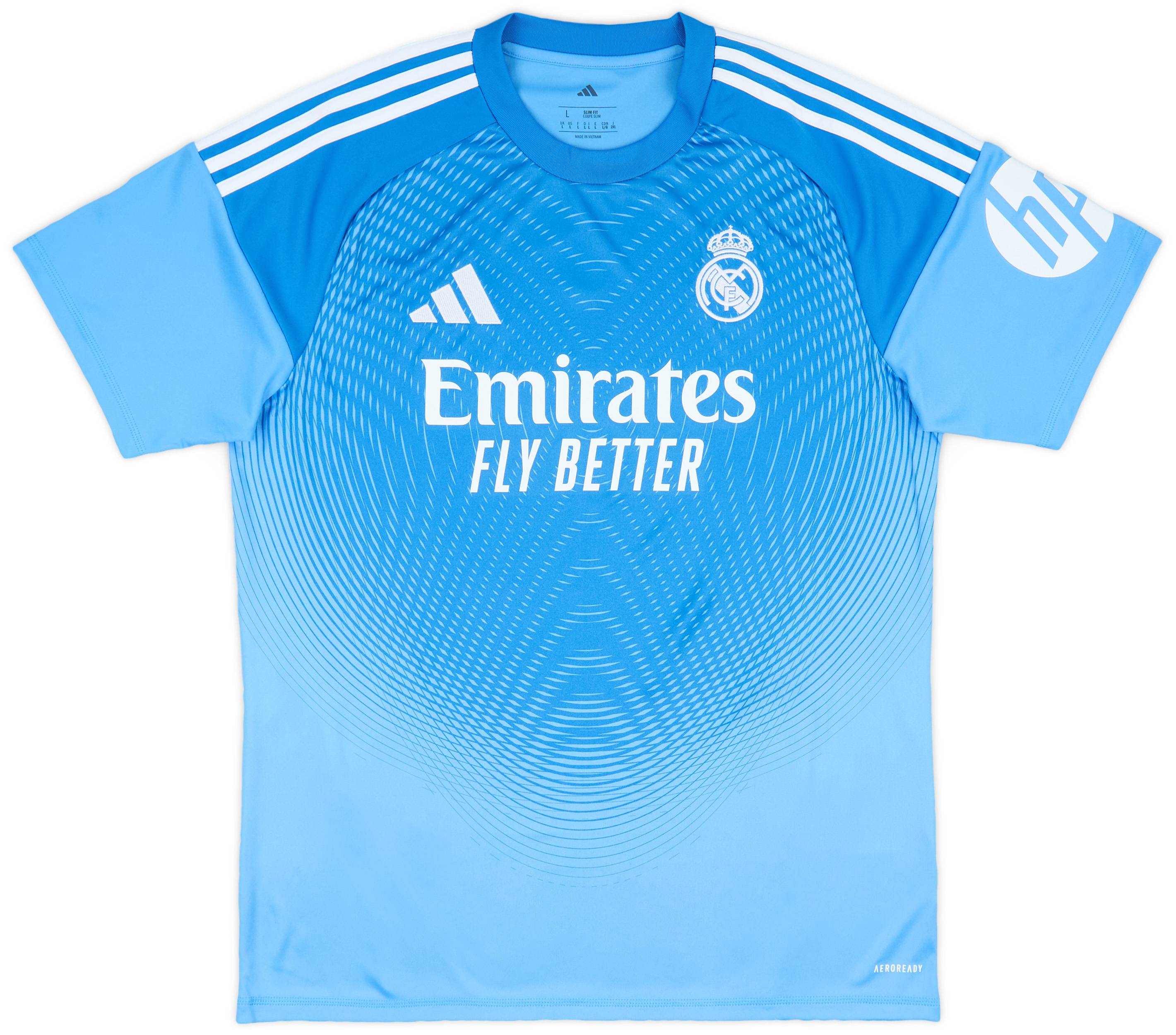 Courtois Real Madrid Goalkeeper Kit Junior Courtois Jersey Real