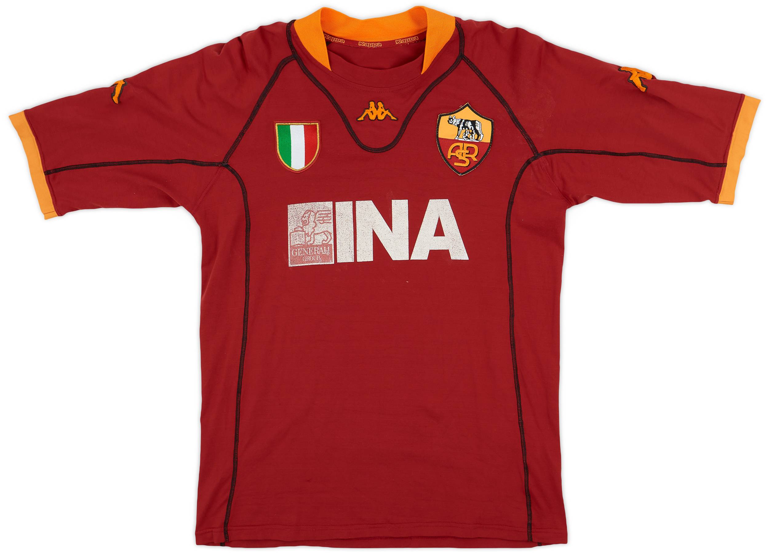 2001-02 Roma Home Shirt - 5/10 - (XXL)