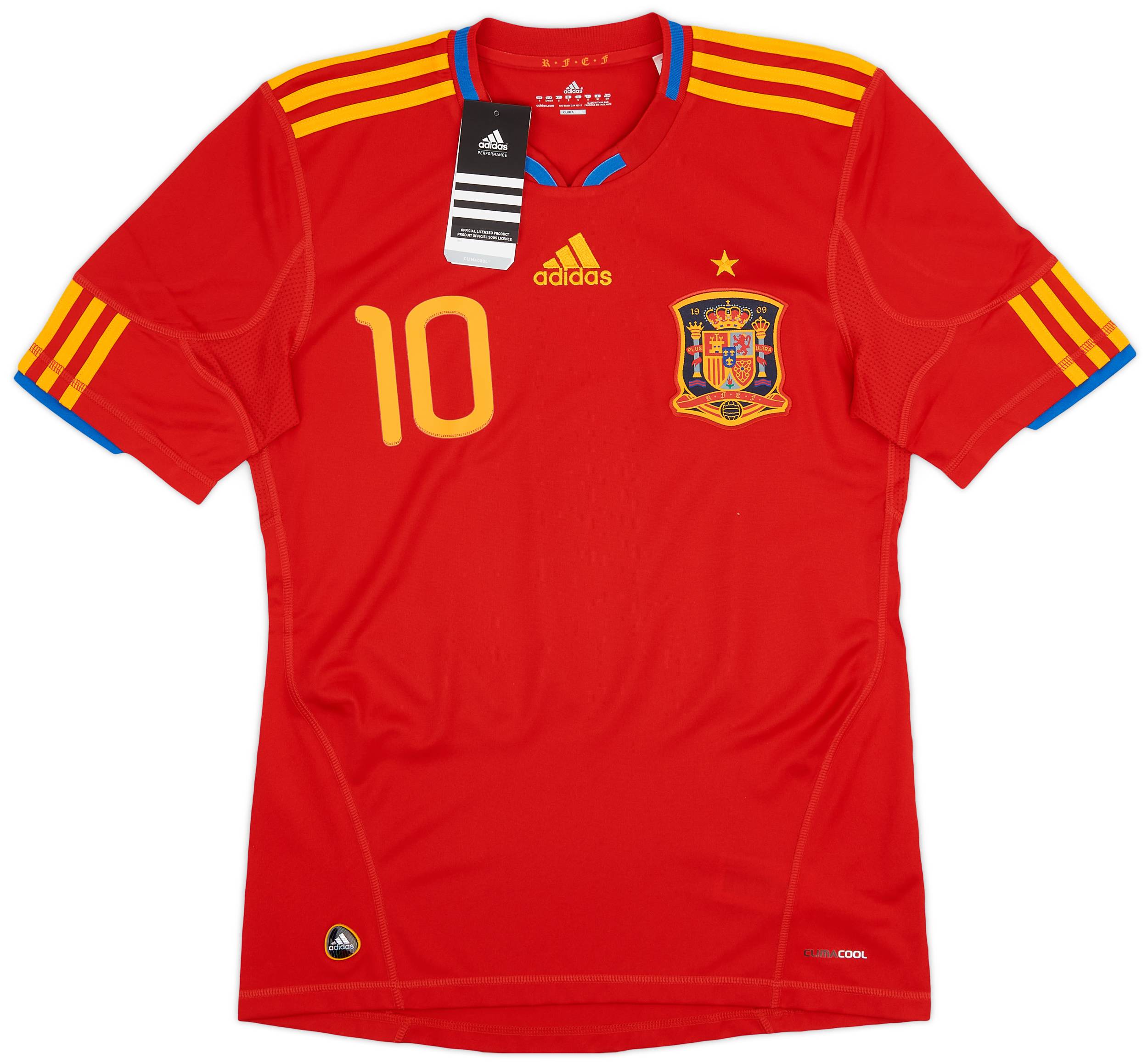 2009-10 Spain Home Shirt Fabregas #10 (S)