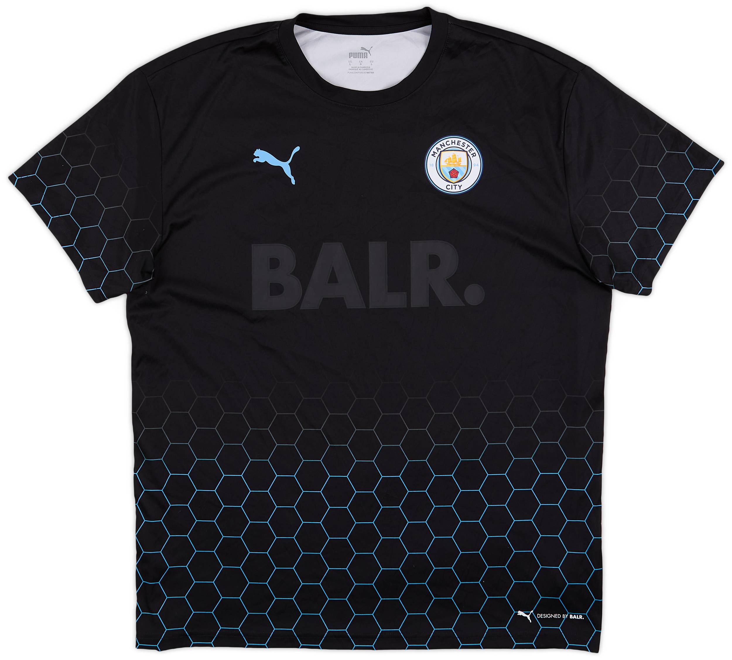 2020-21 Manchester City BALR Puma Training Shirt - 9/10 - (L)