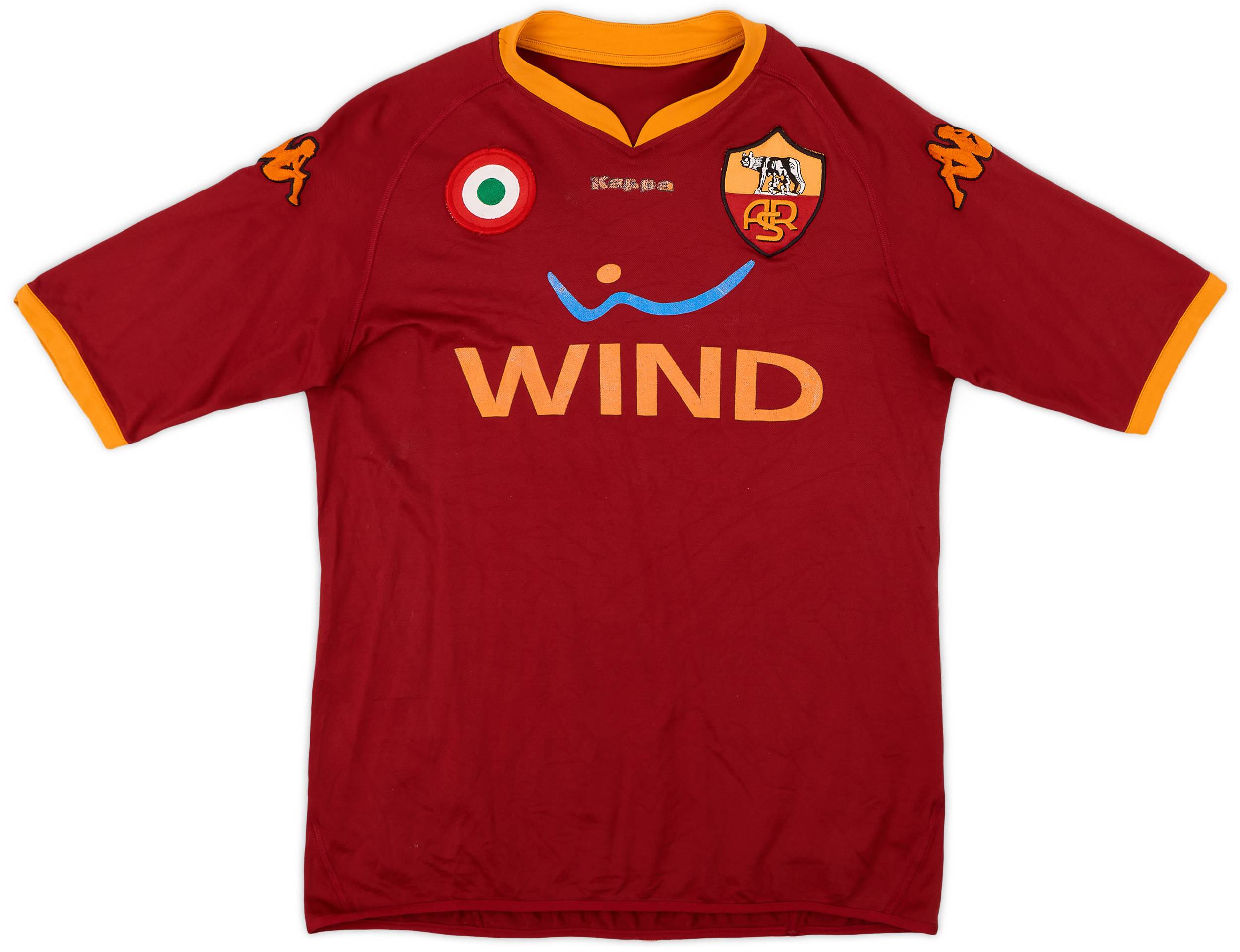 2007-08 Roma Home Shirt - 6/10 - (XL)