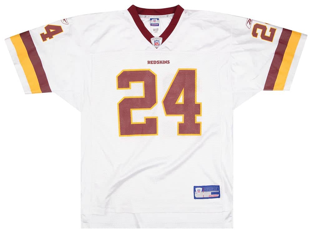 2002-03 Washington Redskins Bailey #24 Reebok On Field Jersey (Away) L