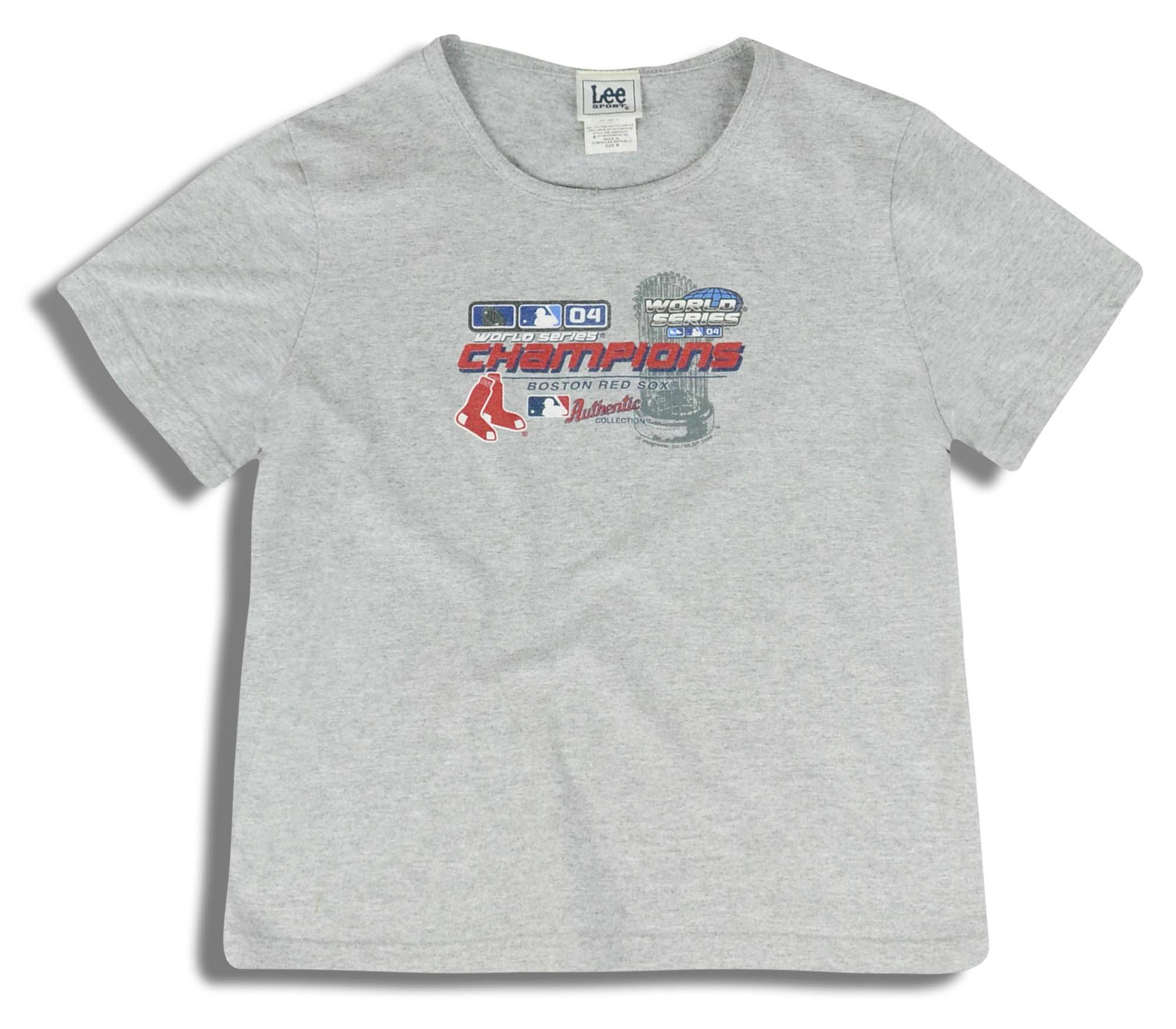 2004 Boston Red Sox World Series Champions Lee Sport Tee Y