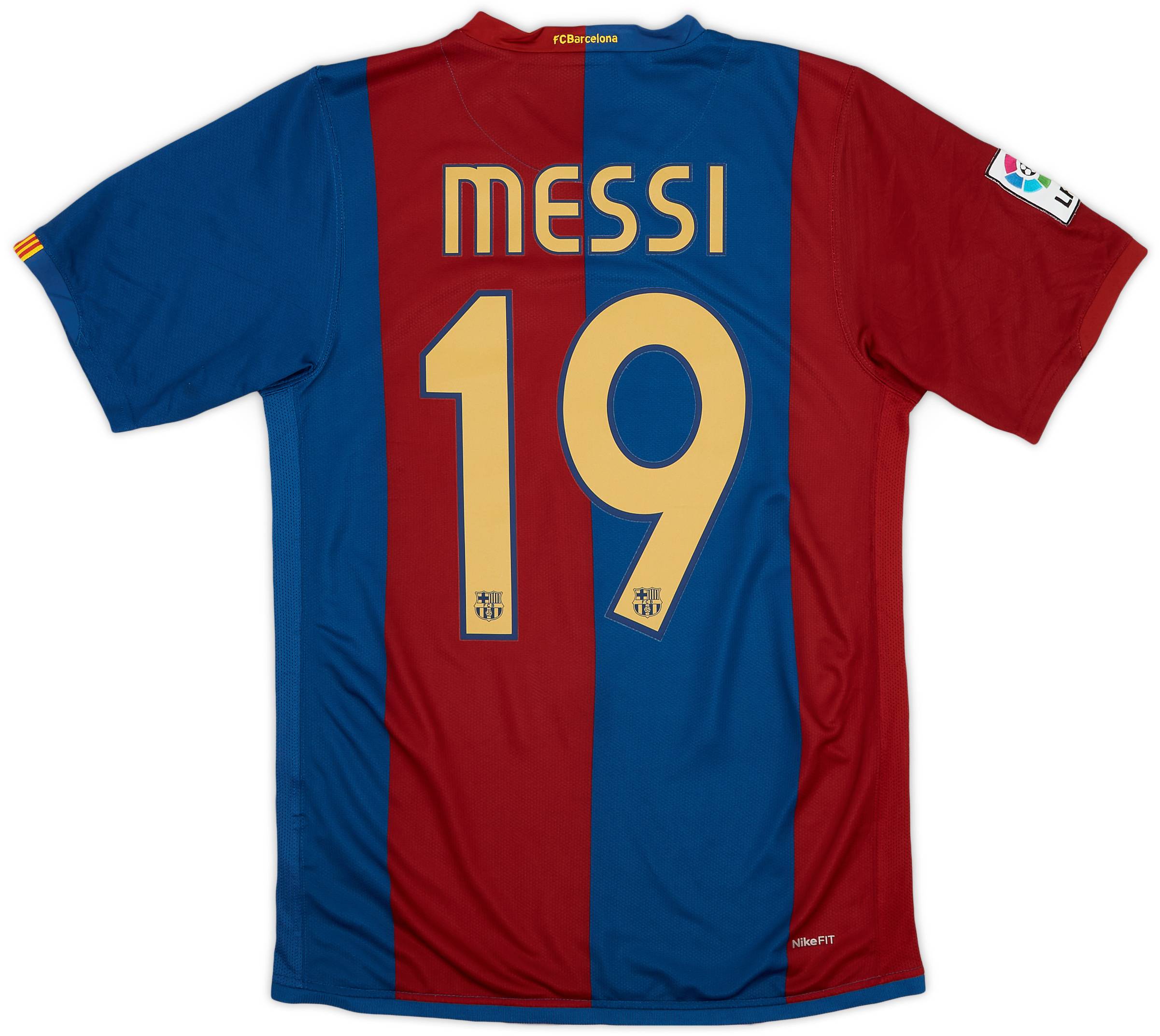 2006-07 Barcelona Home Shirt Messi #19 - 8/10 - (S)