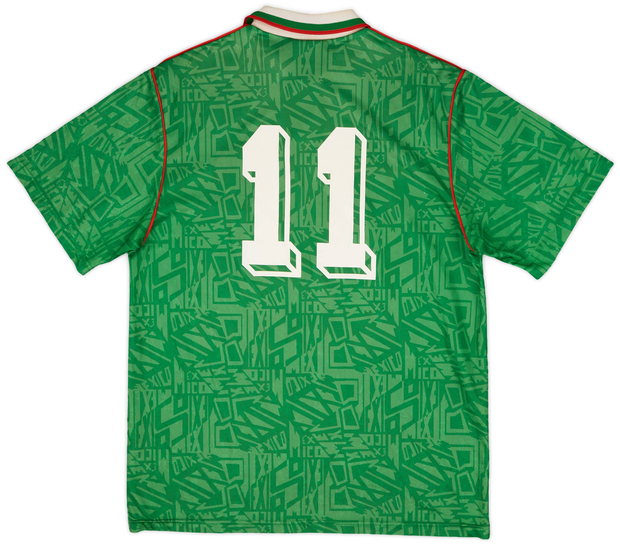 1992-94 Mexico Home Shirt #11 - 5/10 - (L)