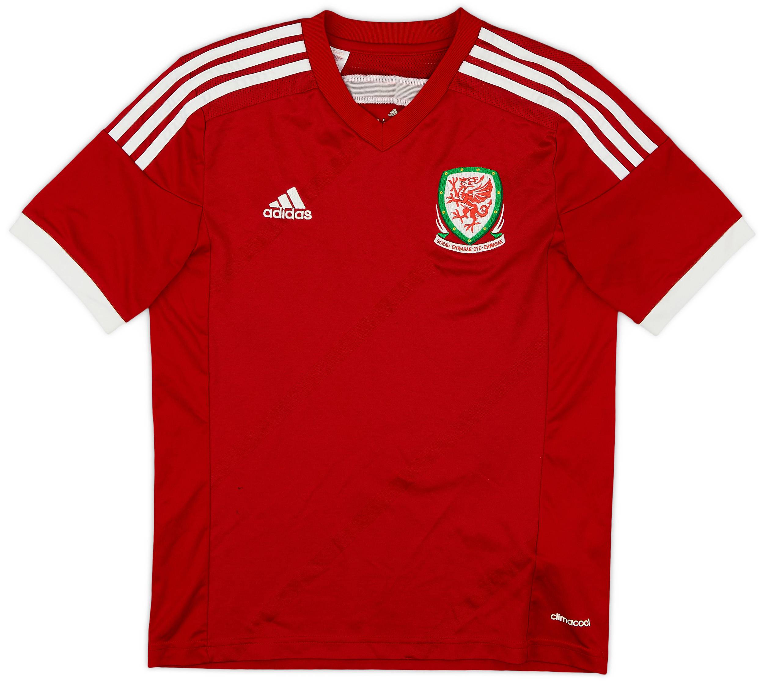 2013-15 Wales Home Shirt - 8/10 - (L.Boys)