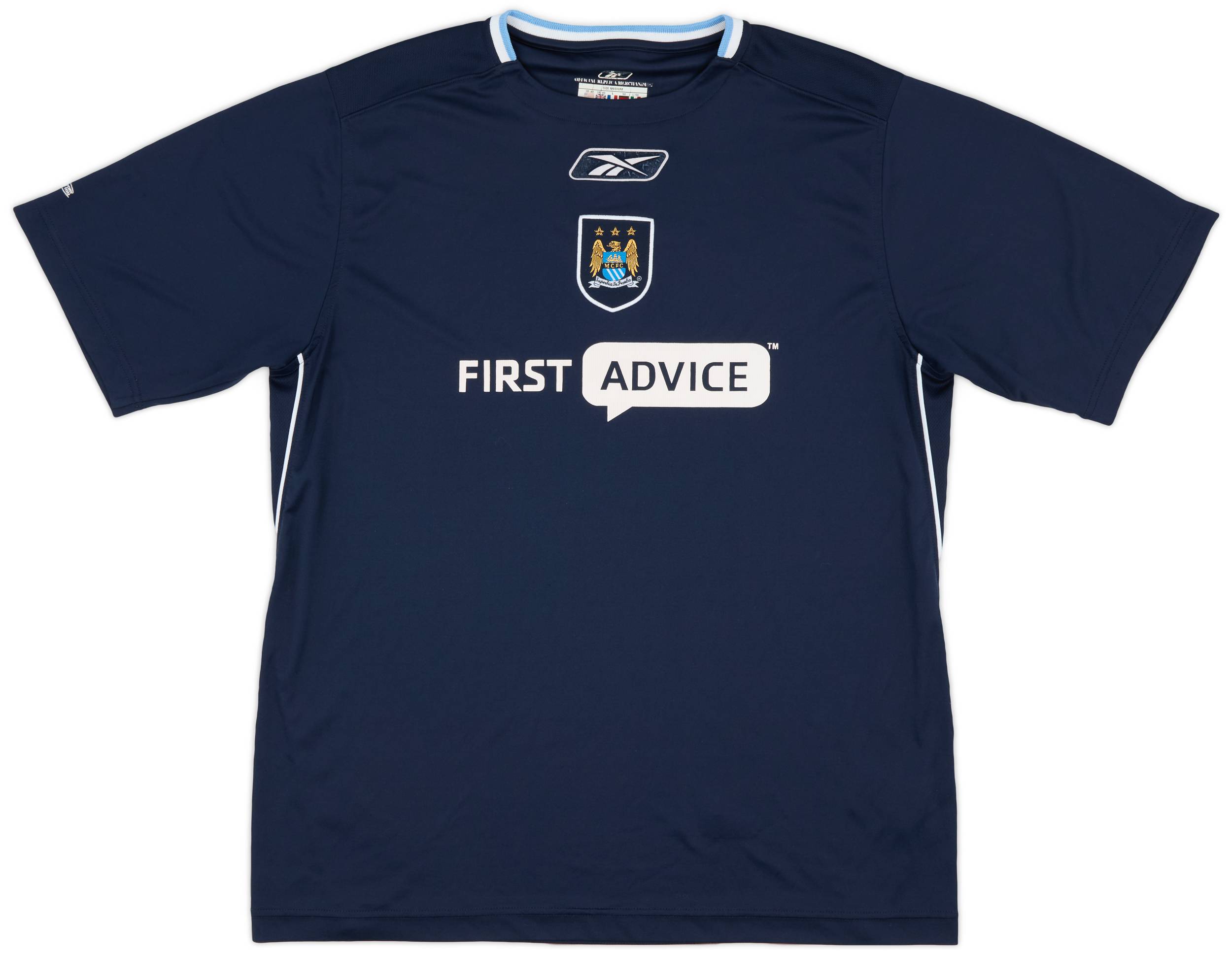 2003-04 Manchester City Reebok Training Shirt - 8/10 - (M)