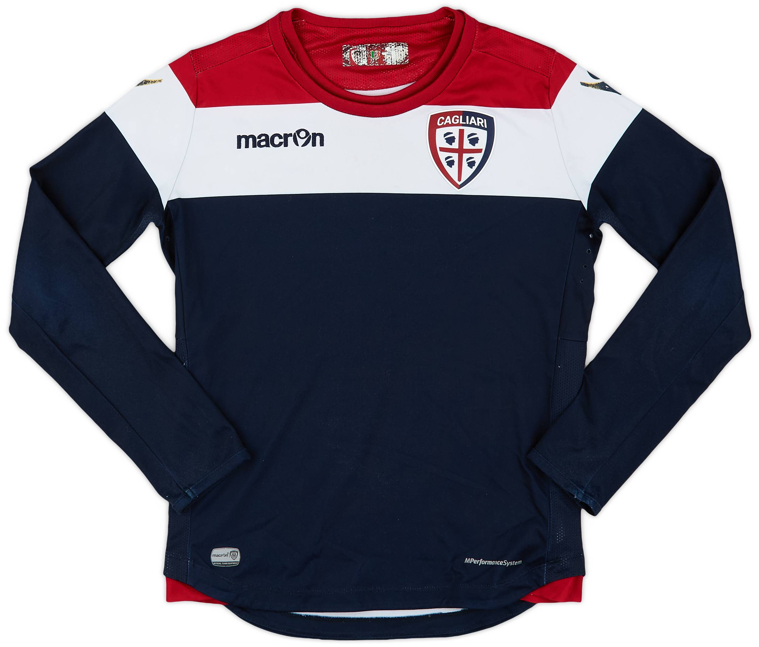 2019 20 Cagliari Macron Training L S Shirt 4 10 M.Boys