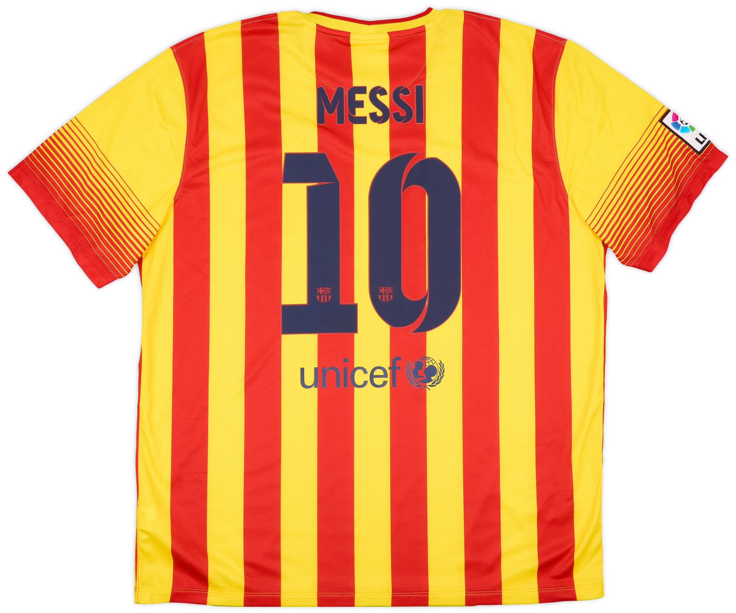 2013-15 Barcelona Away Shirt Messi #10 (XXL)