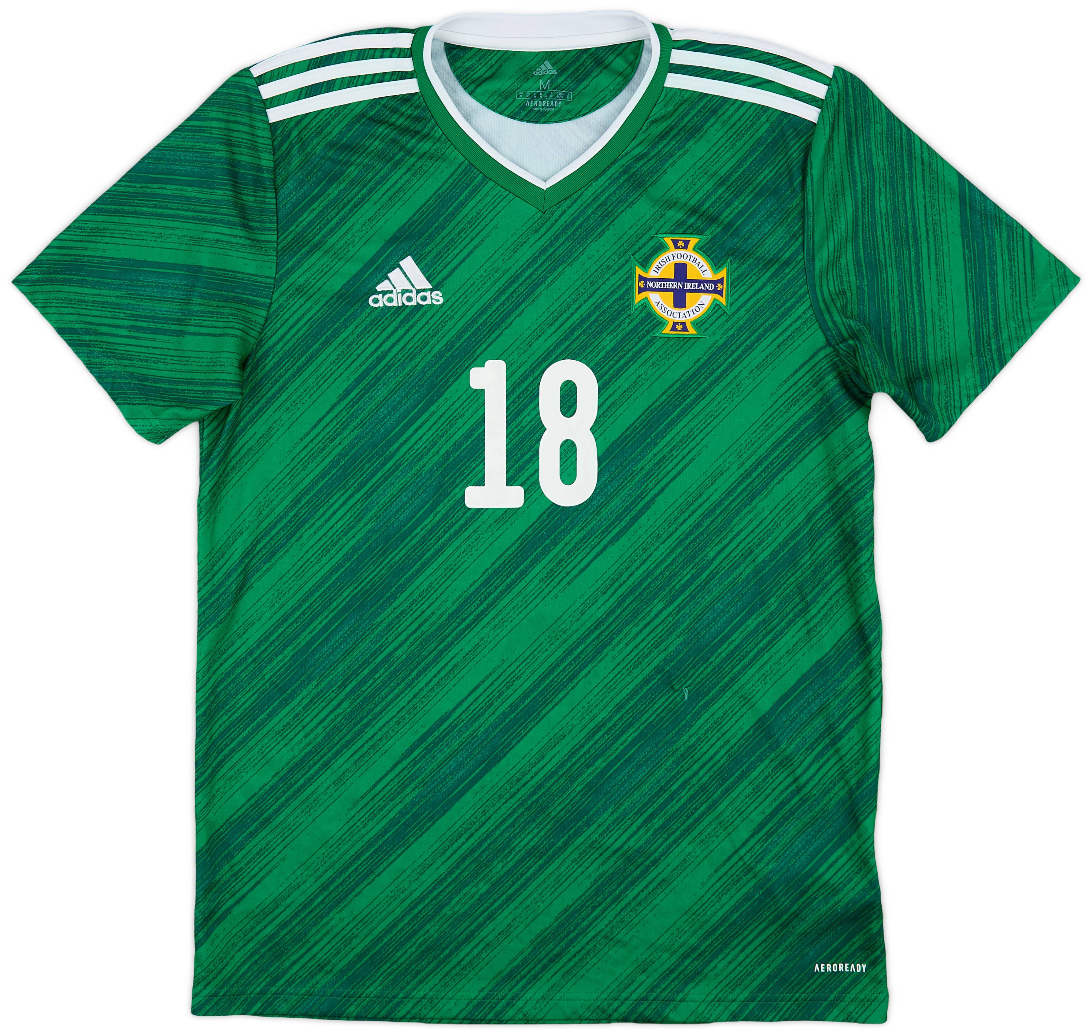 2020-22 Northern Ireland Home Shirt #18 - 8/10 - (M)