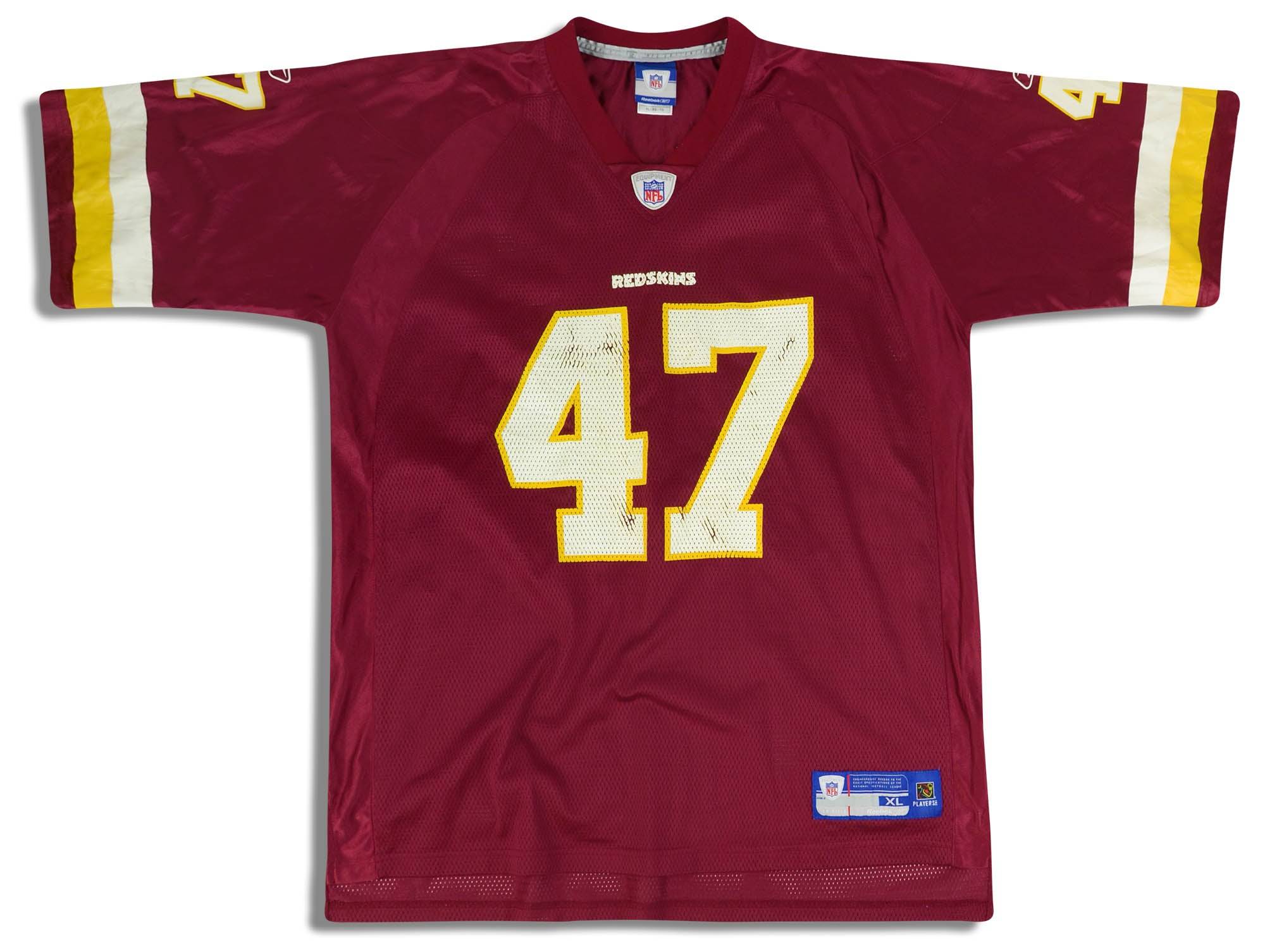 2005-06 Washington Redskins Cooley #47 Reebok On Field Jersey (Home) XL