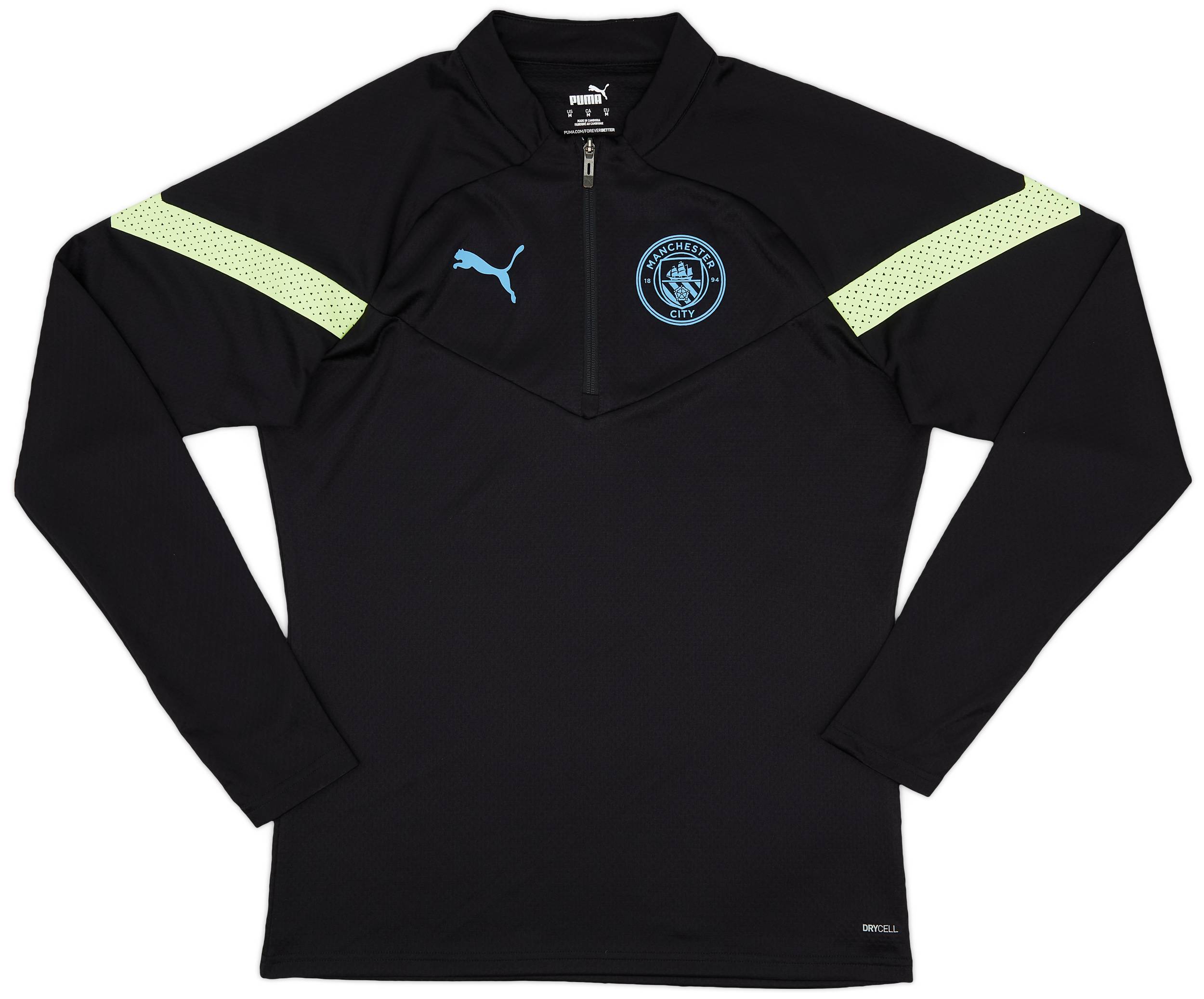 2022-23 Manchester City Puma 1/4 Zip Track Jacket - 9/10 - (M)