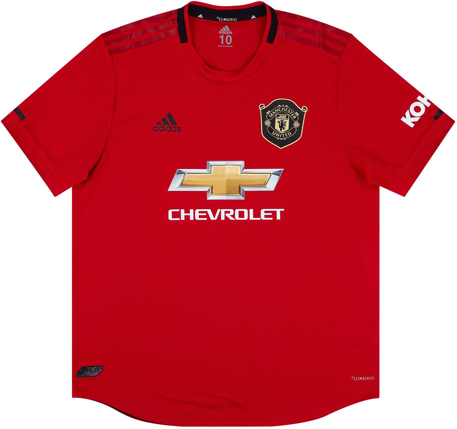 2019-20 Manchester United Player Issue Home Shirt XL