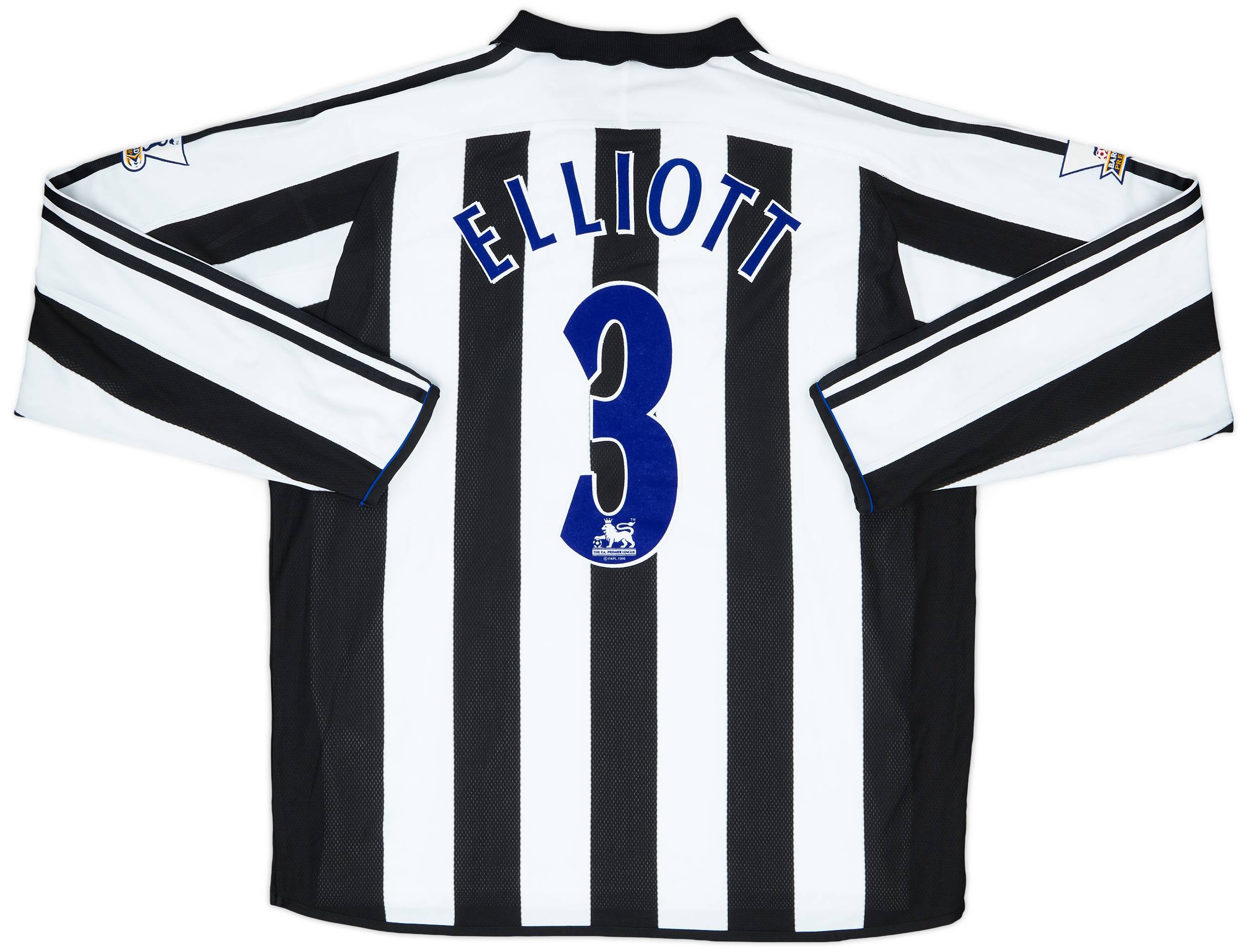 2003-04 Newcastle Match Issue Home Shirt Elliott #3