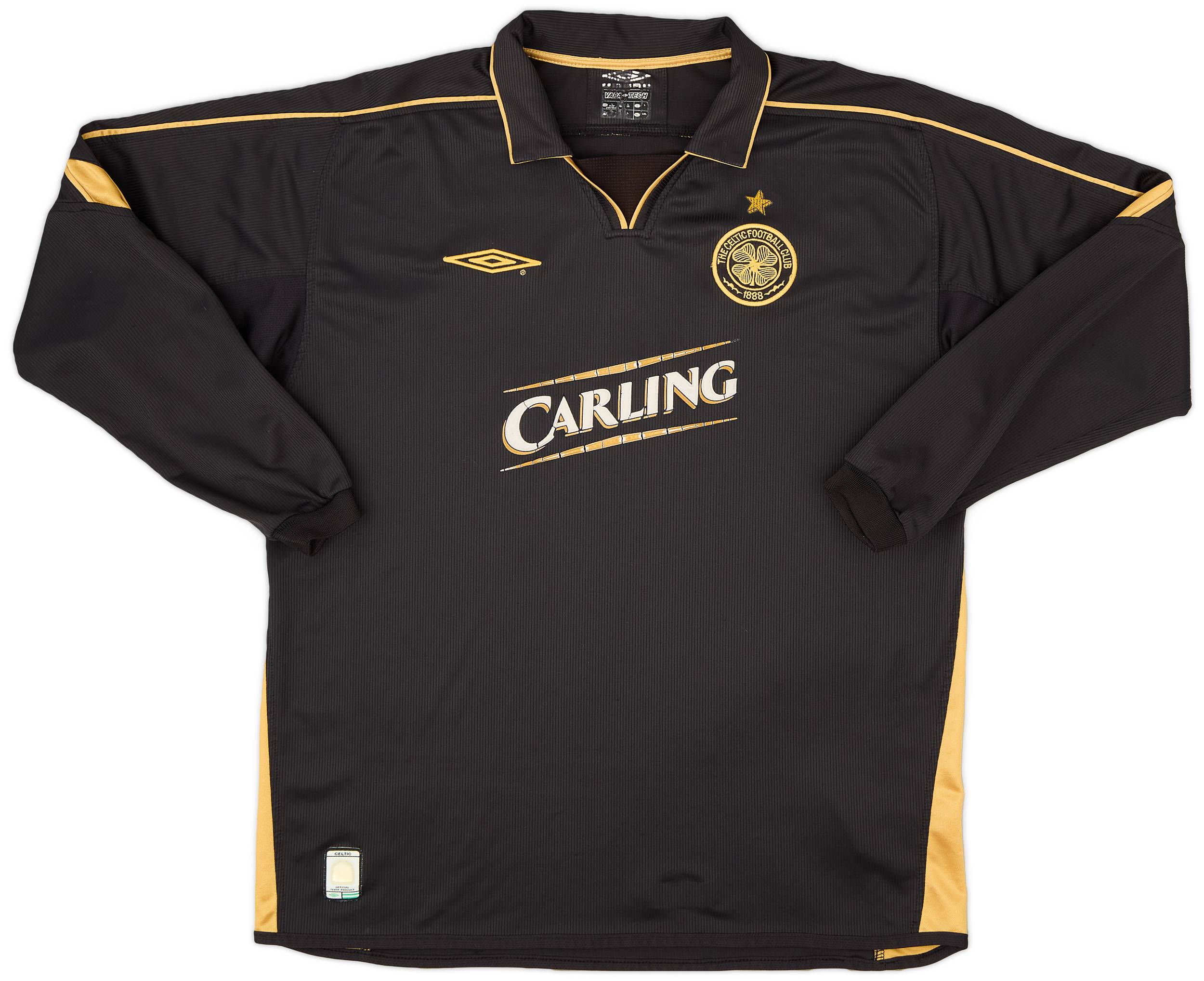 2003-04 Celtic Away L/S Shirt - 5/10 - (L)