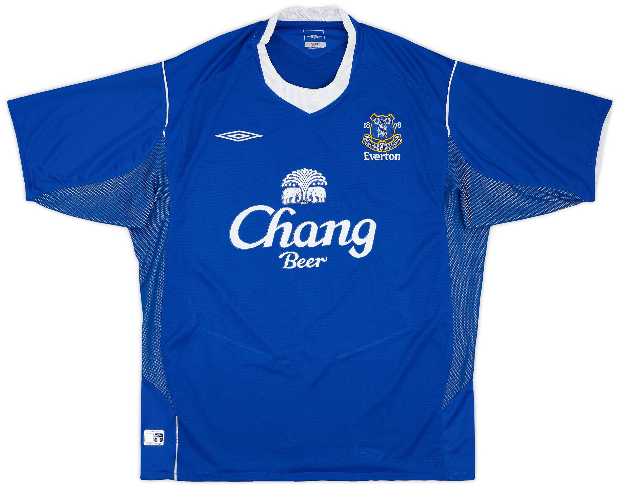2004-05 Everton Home Shirt - 7/10 - (XL)