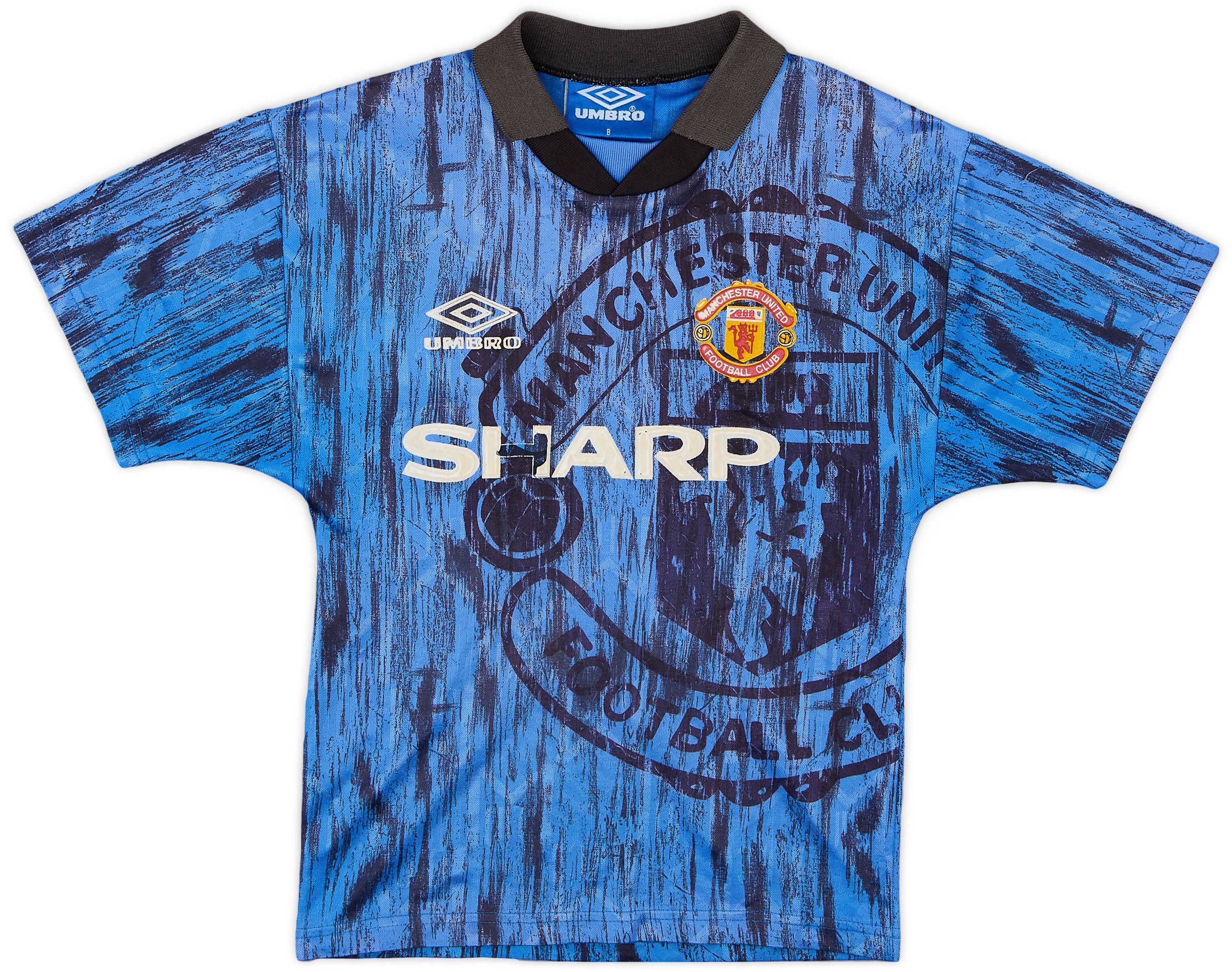 ウェア Manchester United 1992/94 Away Uniform 1992/94 Manchester United Away Jersey - Retro – Indiansoccermart
