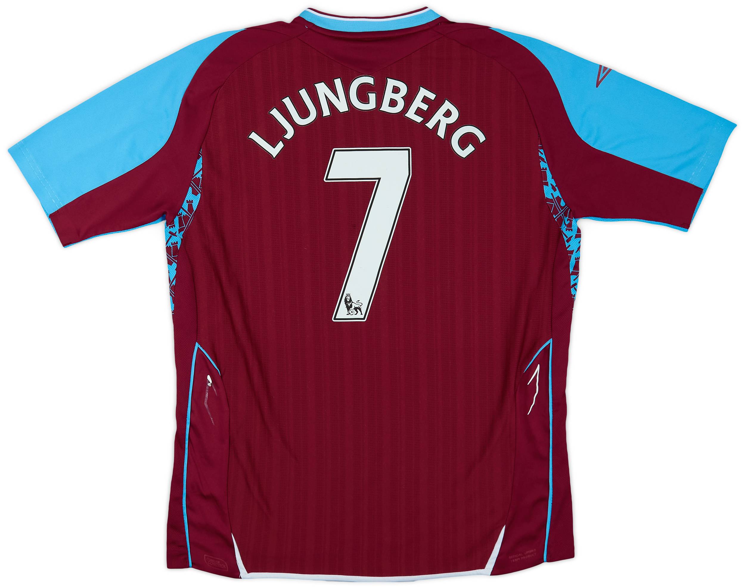 2007-08 West Ham Home Shirt Ljungberg #7 - 5/10 - (L)