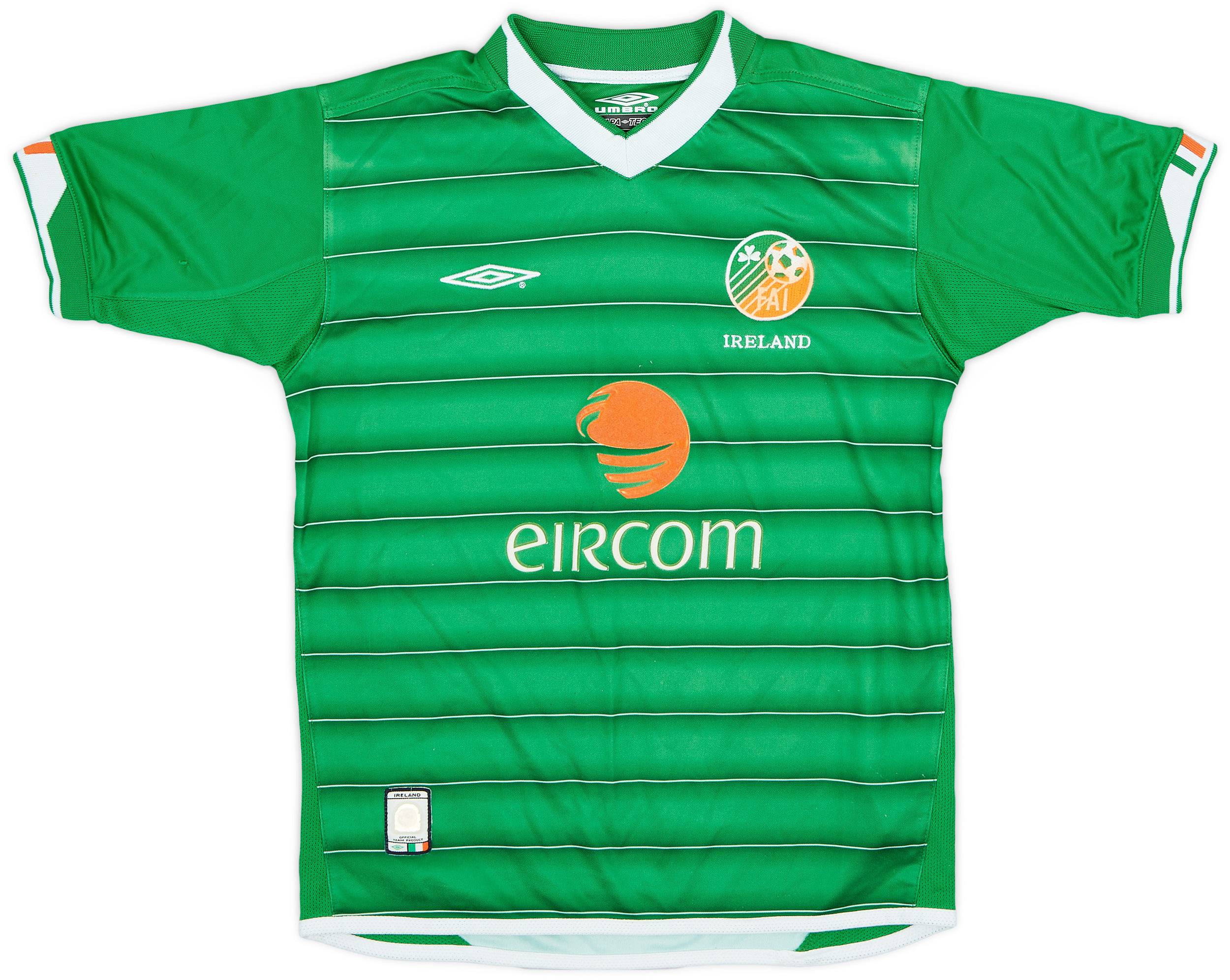 2003-04 Ireland Home Shirt - 8/10 - (M.Boys)
