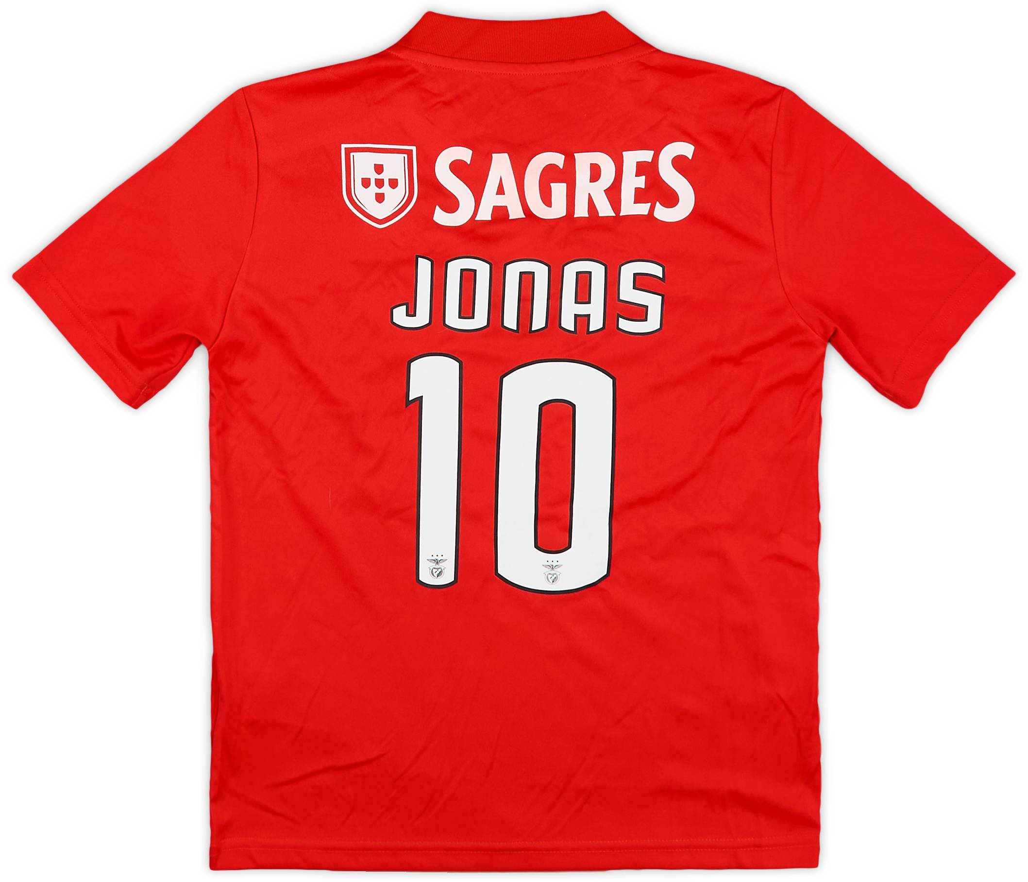 2018-19 Benfica Home Shirt Jonas #10 - 8/10 - (S.Boys)