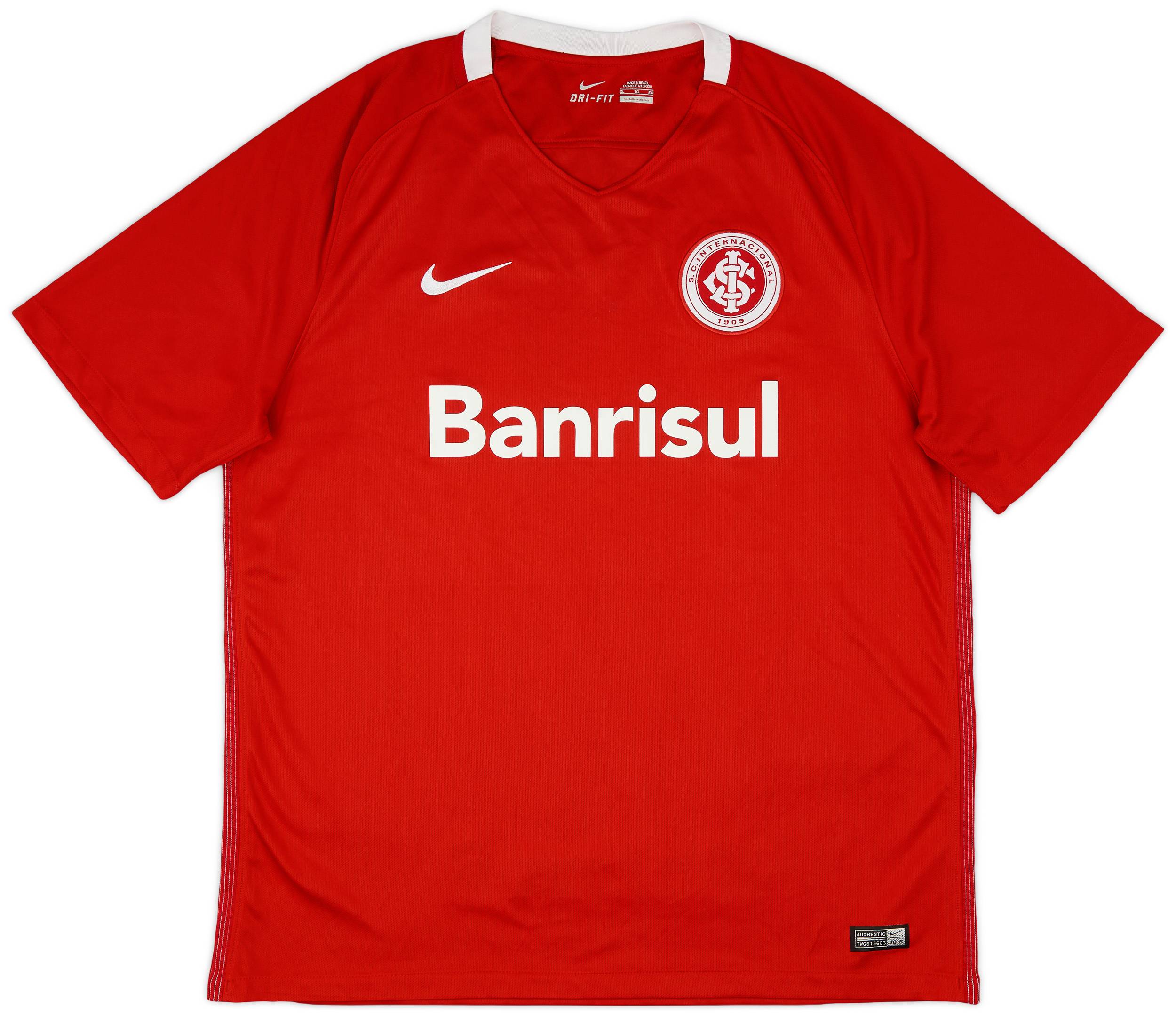 2016-17 Internacional Home Shirt - 10/10 - (XL)