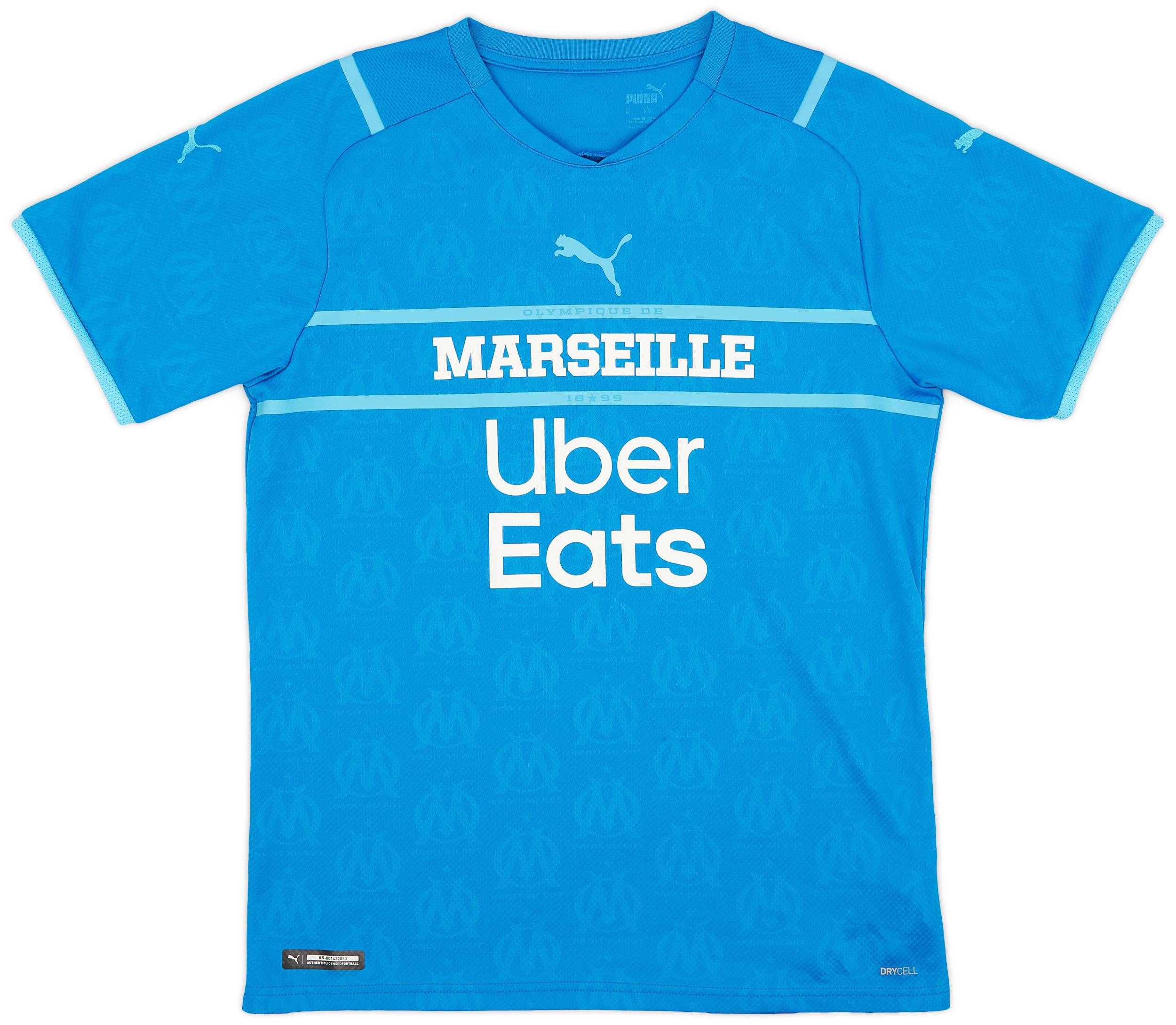 2021-22 Olympique Marseille Third Shirt - 9/10 - (M)