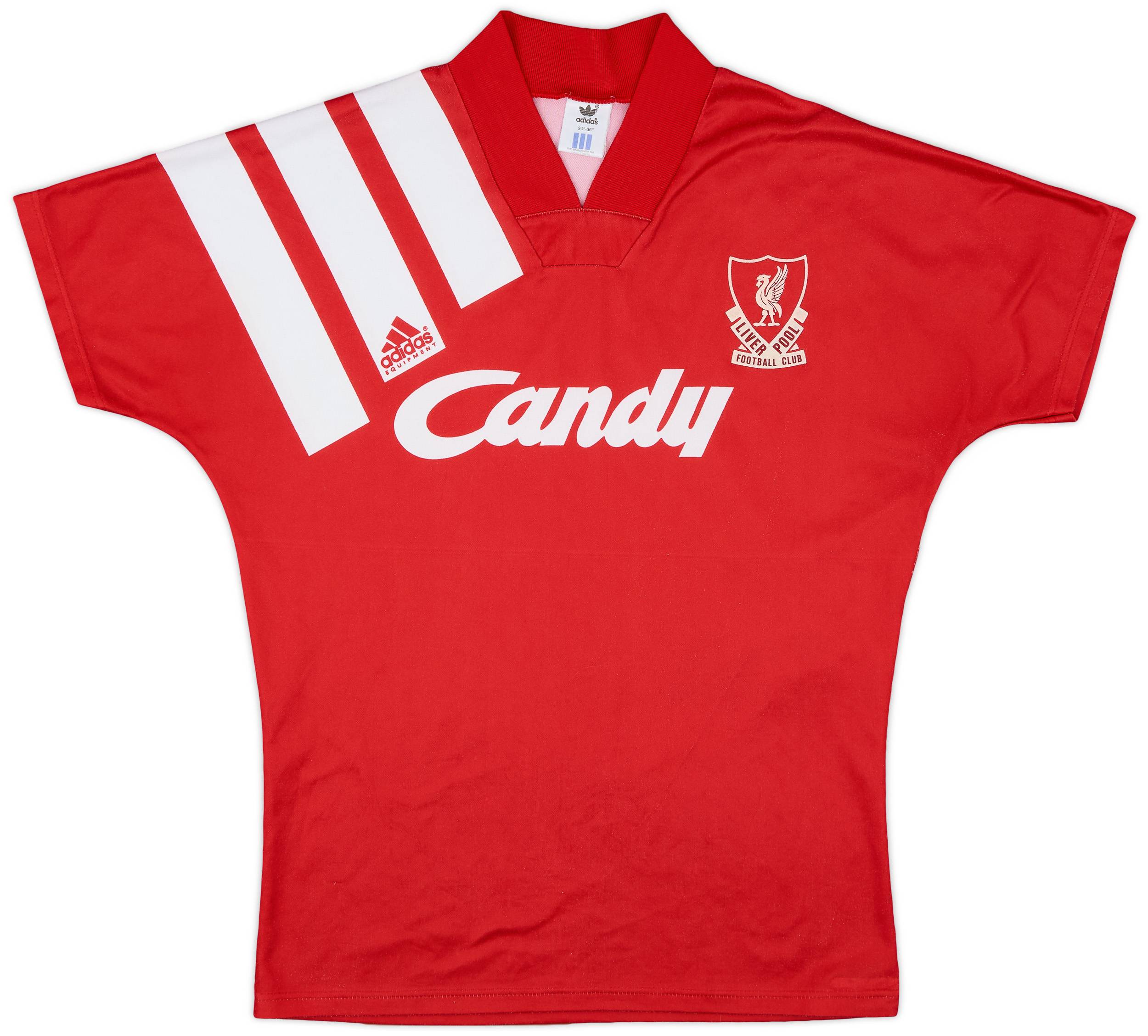 1991-92 Liverpool Home Shirt - 8/10 - (S)