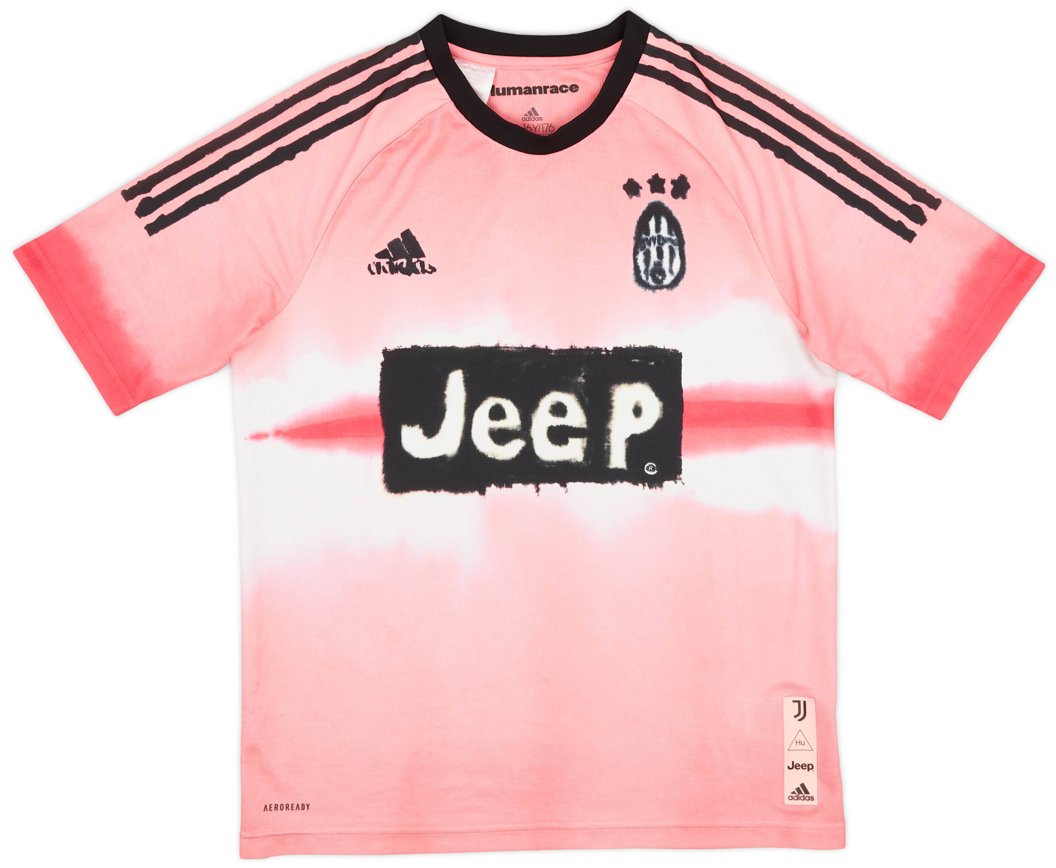 2020-21 Juventus Adidas x Humanrace Pre Match Shirt - 9/10 - (XL.Boys)